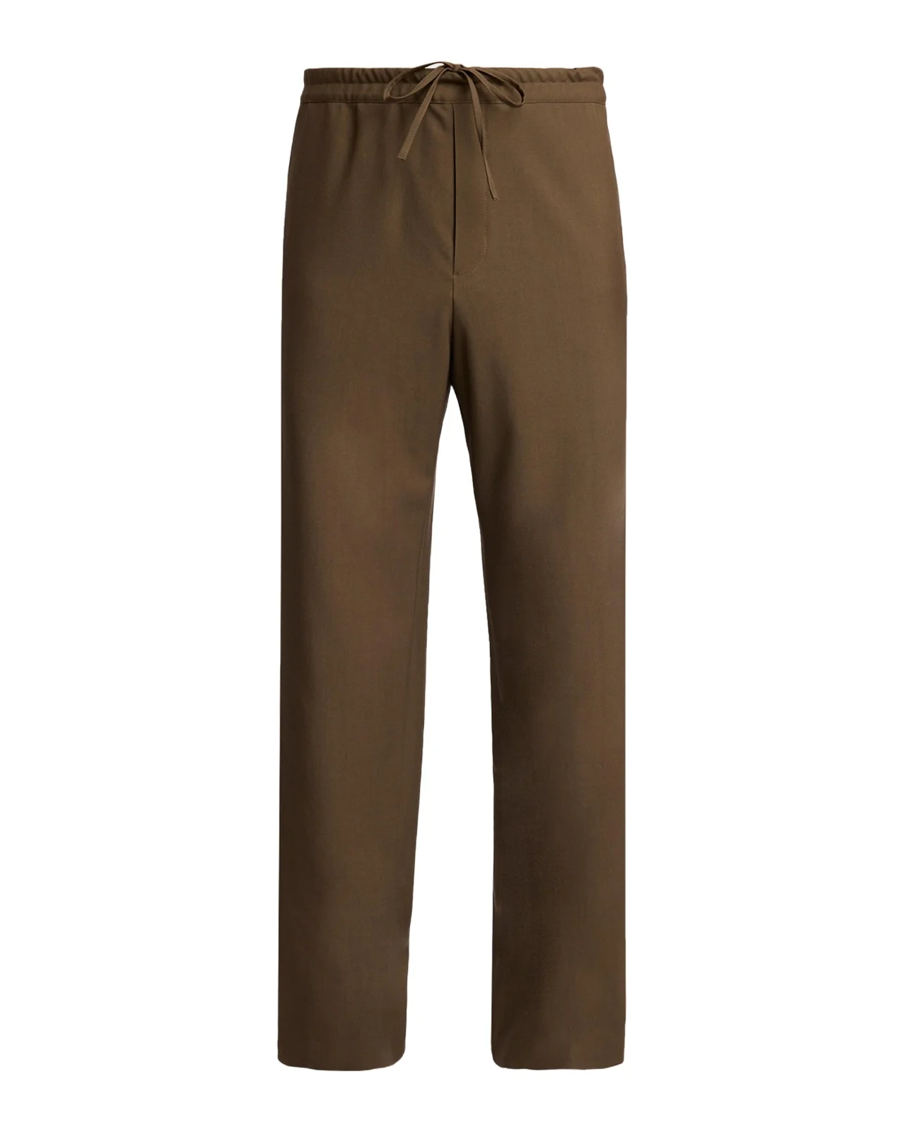 Men's Ari Wool Wide-Leg Drawstring Pants