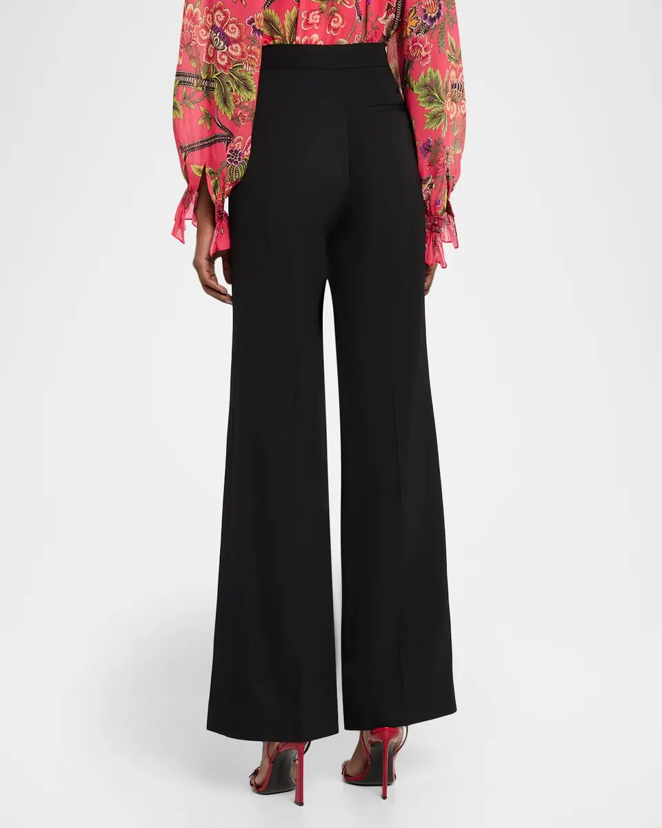Stella McCartney Flare-Leg Wool Pants | Thumbnail 3 Stella McCartney Flare-Leg Wool Pants | Thumbnail 3