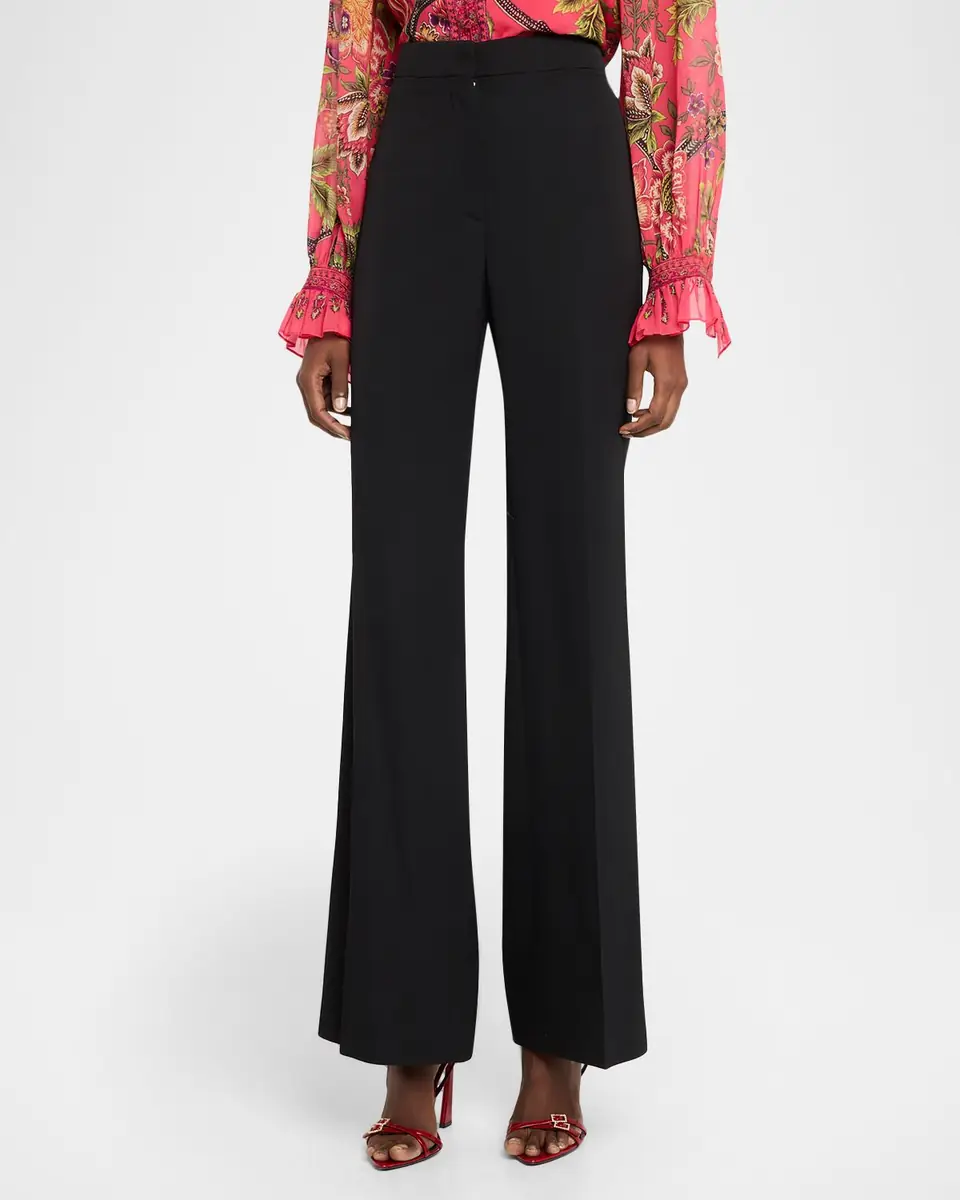 Stella McCartney Flare-Leg Wool Pants | Thumbnail 4 Stella McCartney Flare-Leg Wool Pants | Thumbnail 4