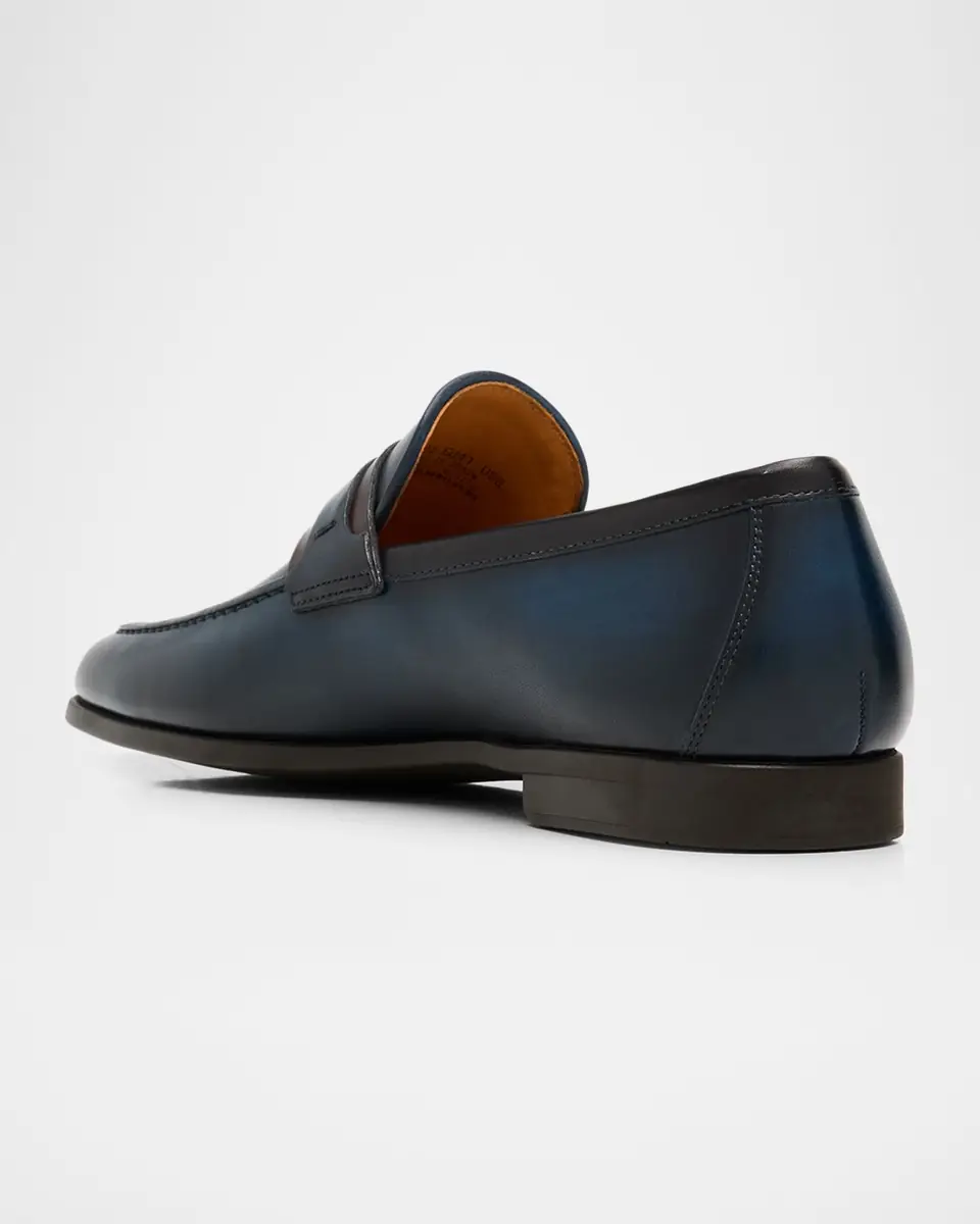 Magnanni Men's Daniel Flex Two-Tone Leather Penny Loafers | Thumbnail 2 Magnanni Men's Daniel Flex Two-Tone Leather Penny Loafers | Thumbnail 2