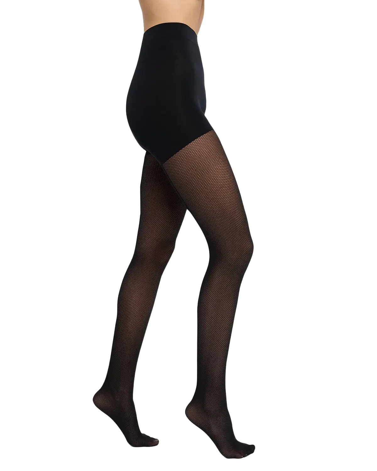 Backseam Illusion Net Tights