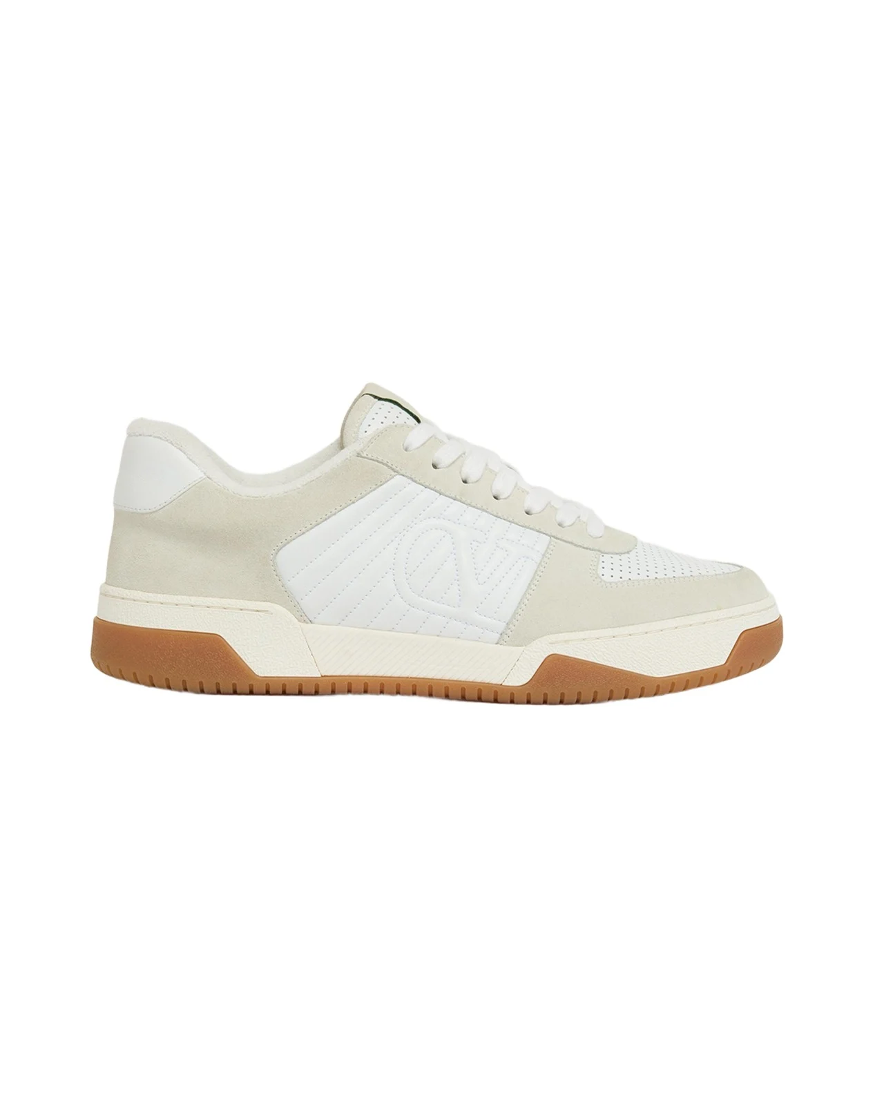 Men's Sparry Split Leather and Napa Low-Top Sneakers Men's Sparry Split Leather and Napa Low-Top Sneakers