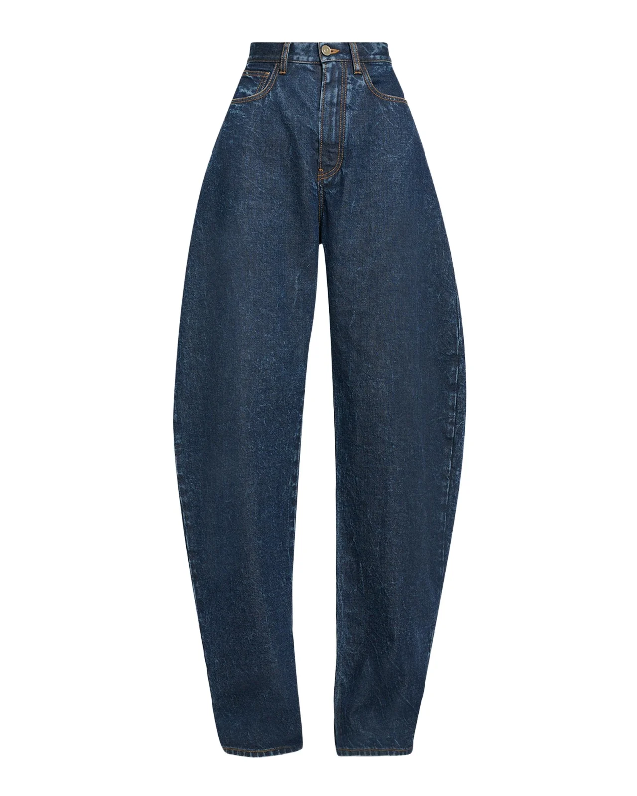 Round Denim Pants