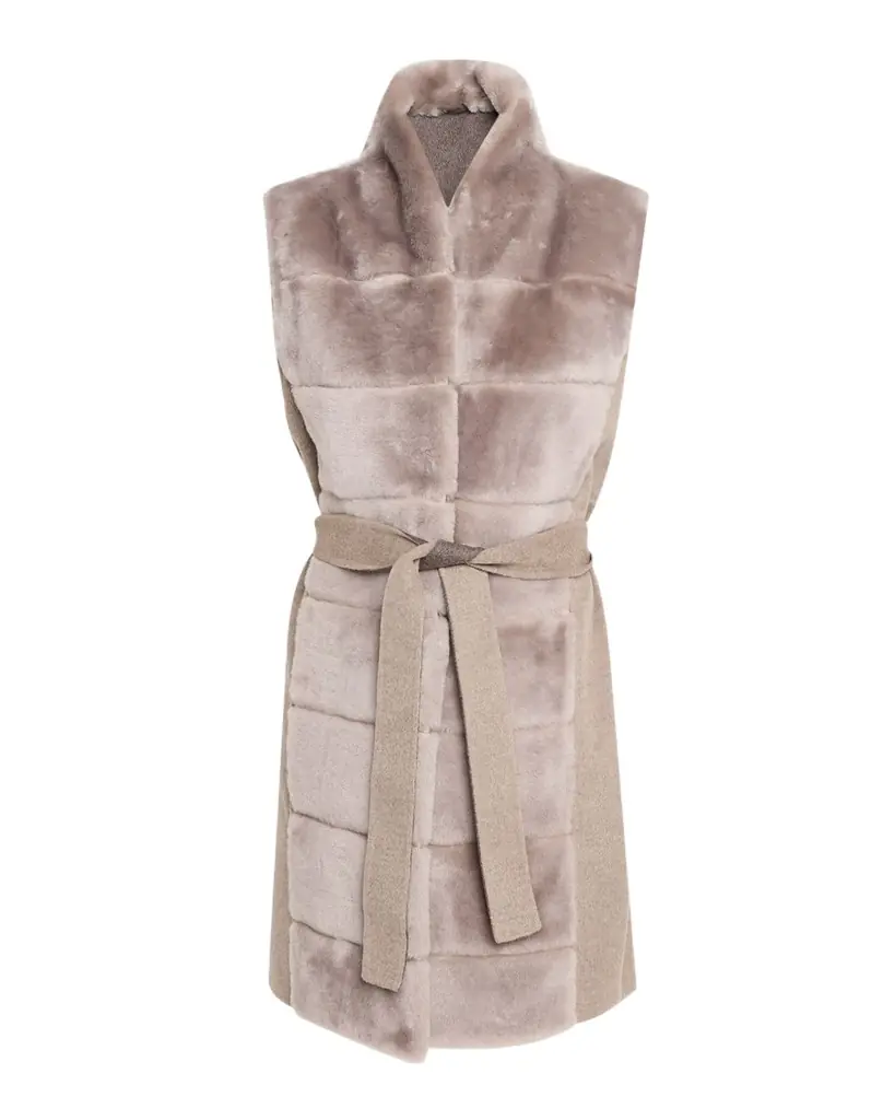 Select Lamb Shearling Reversible Vest Select Lamb Shearling Reversible Vest