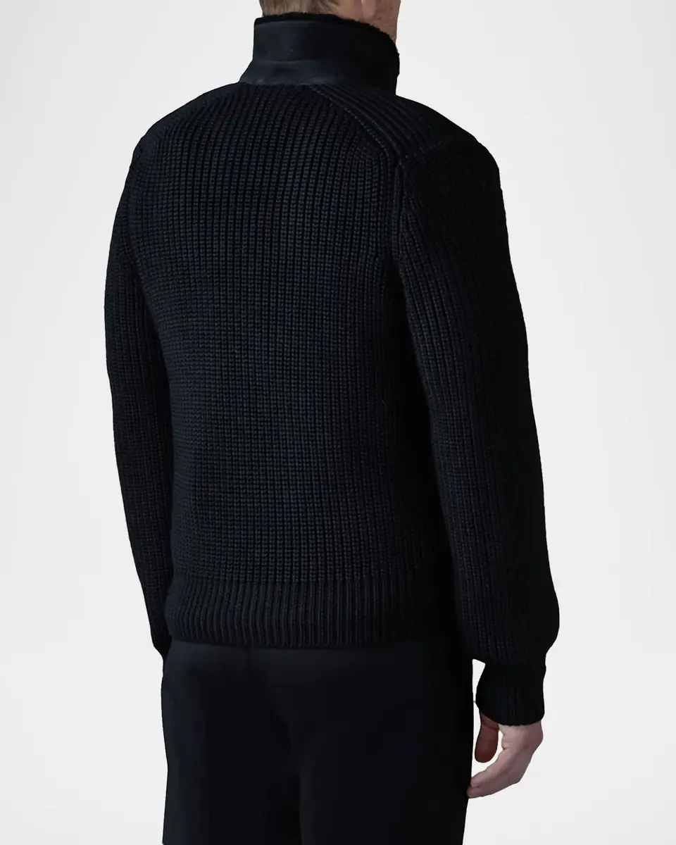 Mackage Men's Jonathan Mixed-Media Shearling Jacket | Thumbnail 3