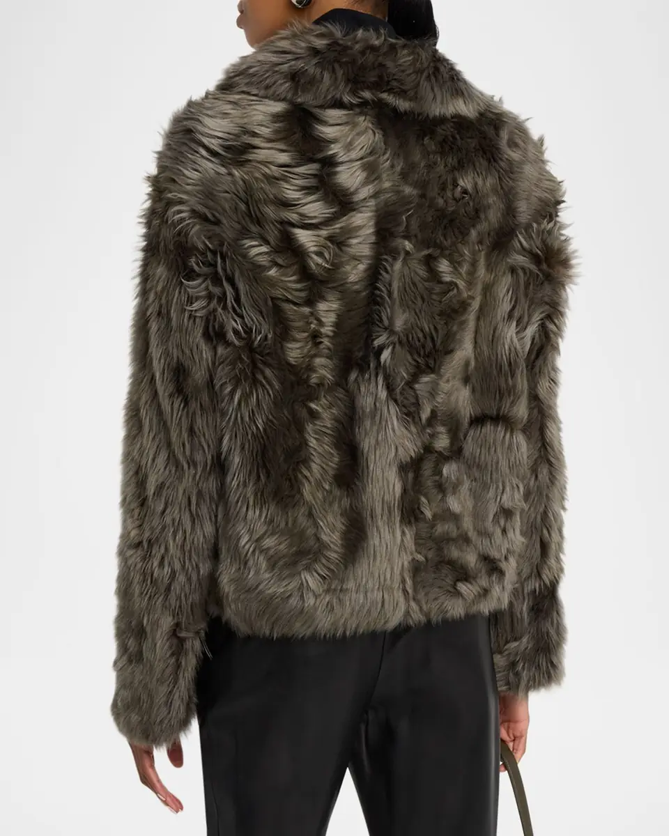 Yves Salomon Short Lamb Shearling Jacket | Thumbnail 3 Yves Salomon Short Lamb Shearling Jacket | Thumbnail 3