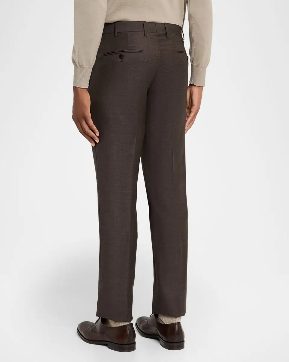 ZANELLA Men's Parker Sharkskin Trousers | Thumbnail 3