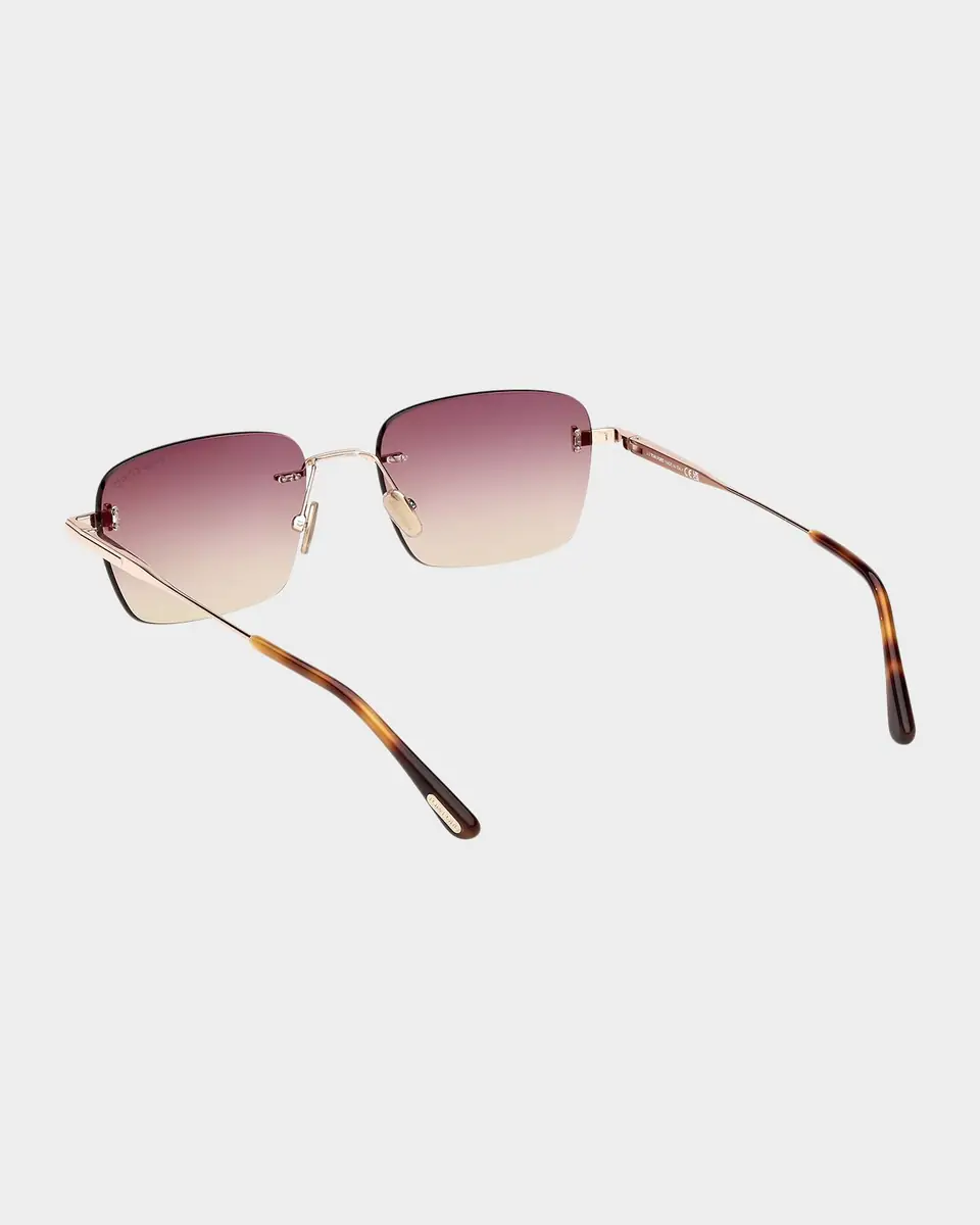 Tom Ford Jake 54mm Rectangular Sunglasses | Thumbnail 2 Tom Ford Jake 54mm Rectangular Sunglasses | Thumbnail 2