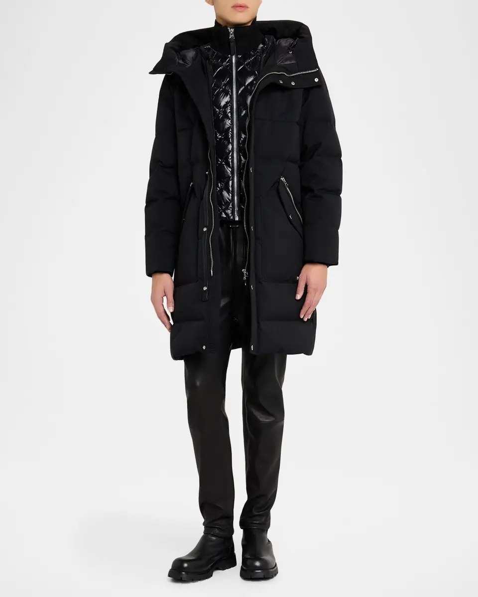 Mackage Men's Werner-Z Quilted Down Parka with Removable Bib | Thumbnail 2 Mackage Men's Werner-Z Quilted Down Parka with Removable Bib | Thumbnail 2