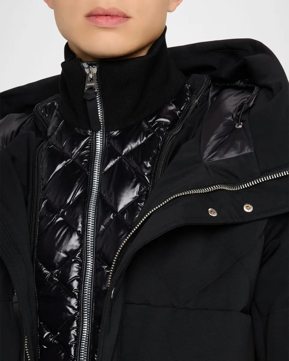 Mackage Men's Werner-Z Quilted Down Parka with Removable Bib | Thumbnail 5 Mackage Men's Werner-Z Quilted Down Parka with Removable Bib | Thumbnail 5