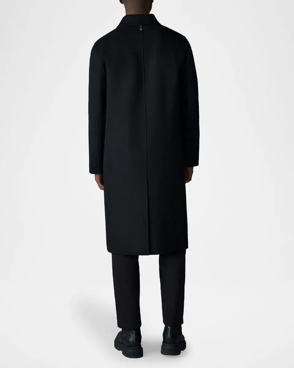 Mackage Men's Beckett Handmade Wool Overcoat | Thumbnail 3 Mackage Men's Beckett Handmade Wool Overcoat | Thumbnail 3