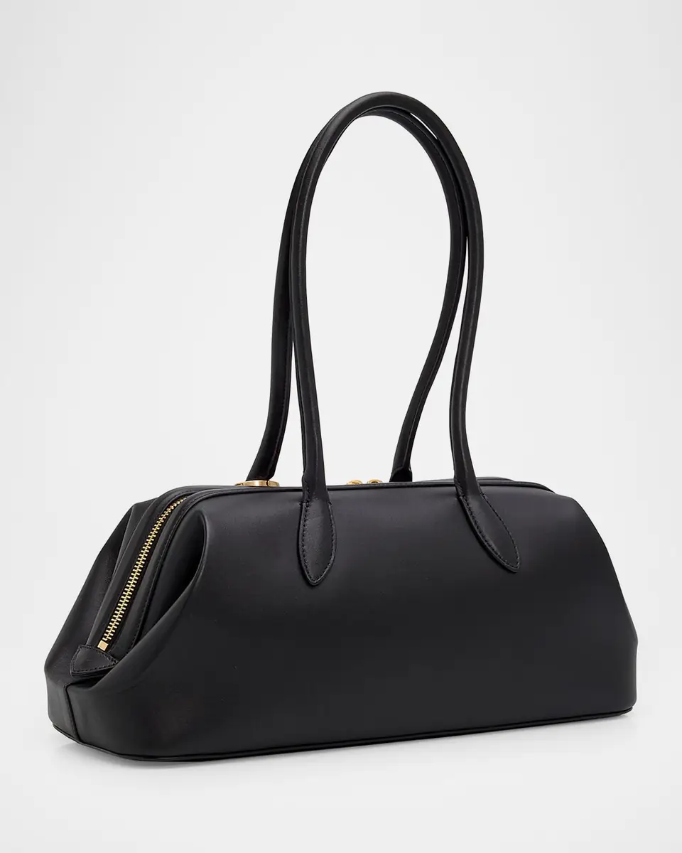 Cult Gaia Raia Leather Satchel Shoulder Bag | Thumbnail 2