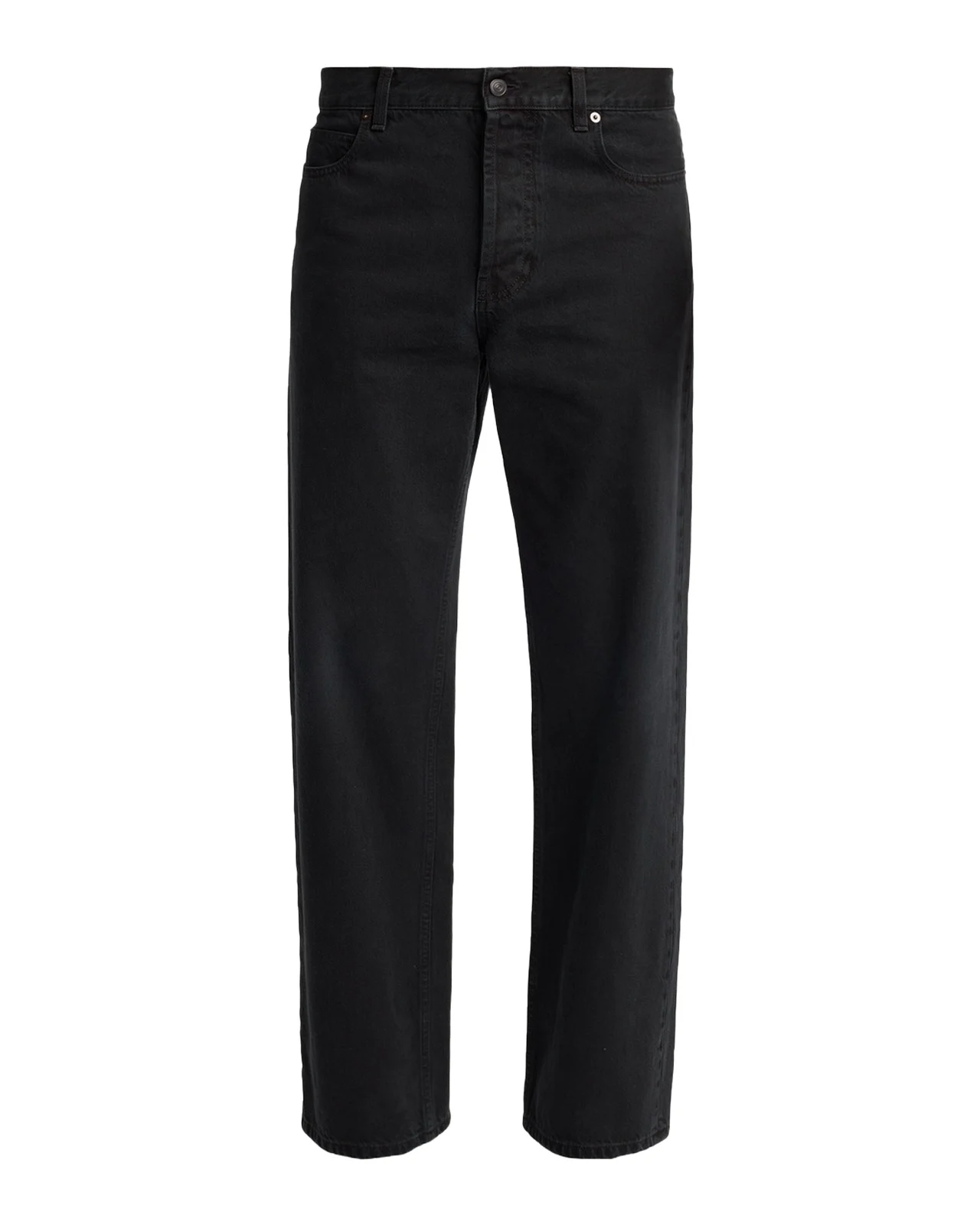 Men's Rossen Straight-Leg Black Denim Jeans
