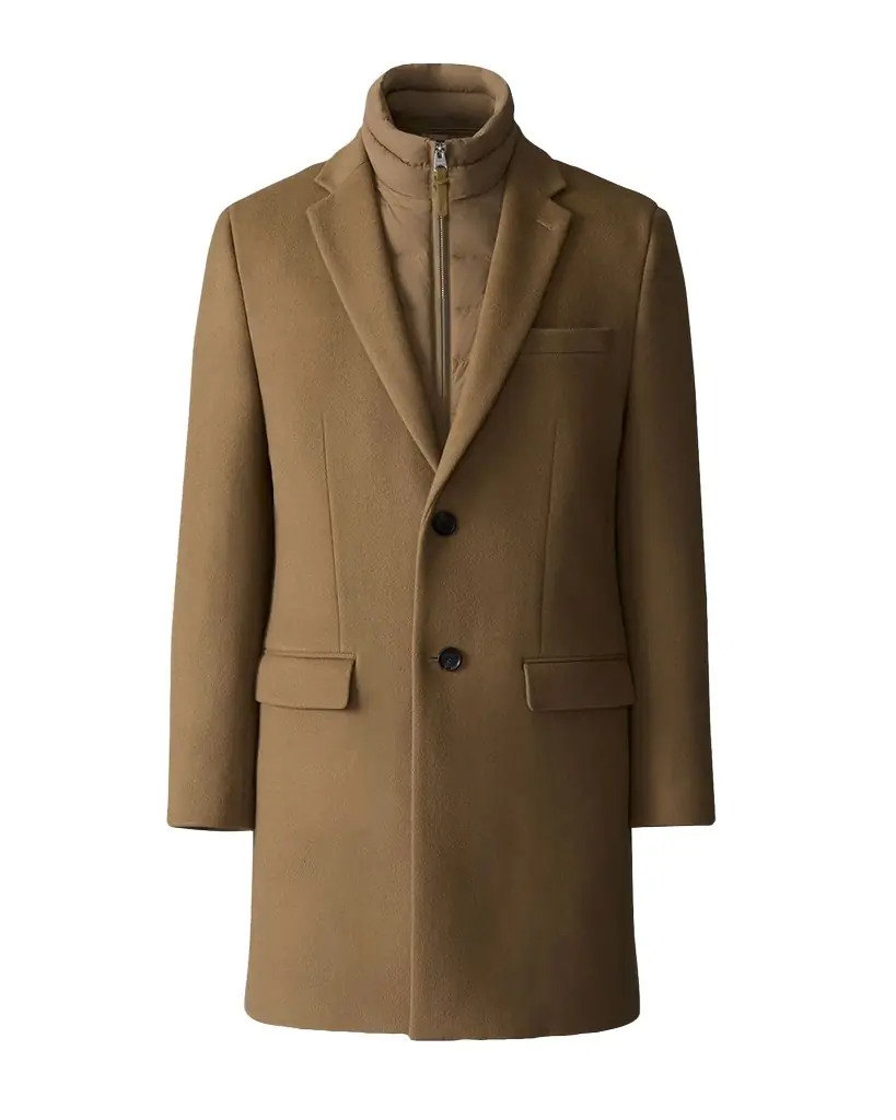 Mackage Men's Skai-SLB 3-in-1 Wool Overcoat with Removable Down Liner | Image 1 Mackage Men's Skai-SLB 3-in-1 Wool Overcoat with Removable Down Liner | Image 1