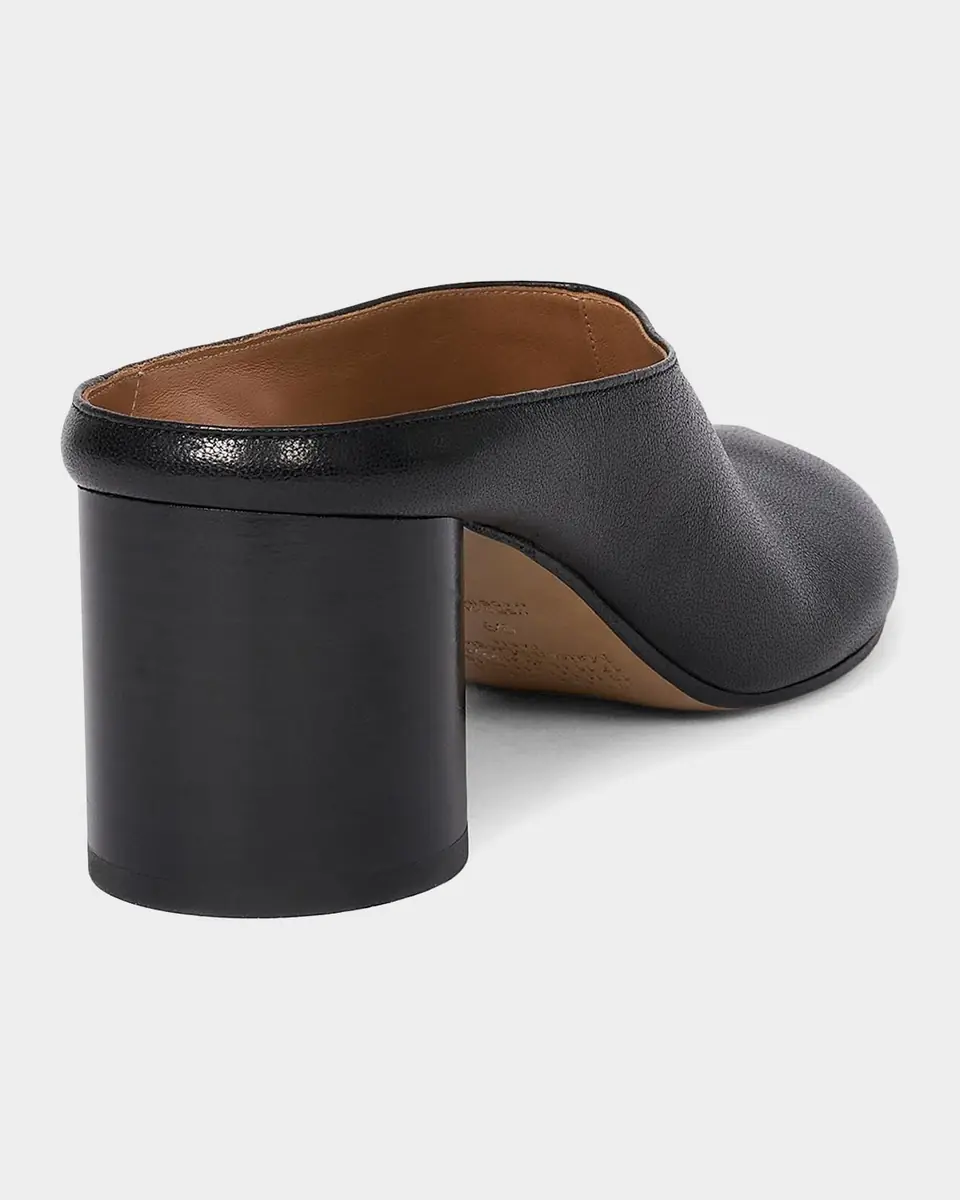 Maison Margiela Tabi Leather Split-Toe Mule Pumps | Thumbnail 2
