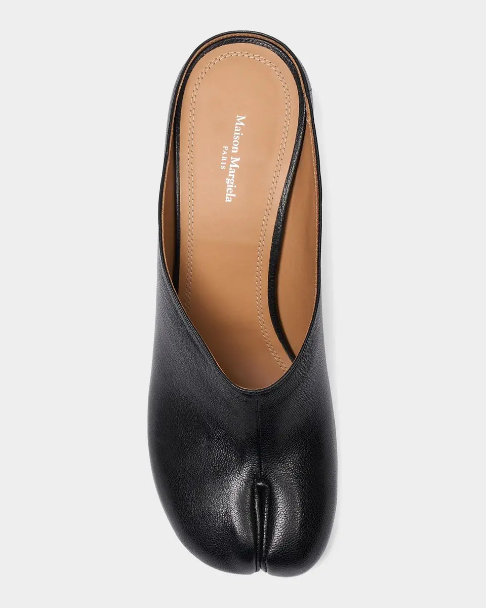 Maison Margiela Tabi Leather Split-Toe Mule Pumps | Thumbnail 4