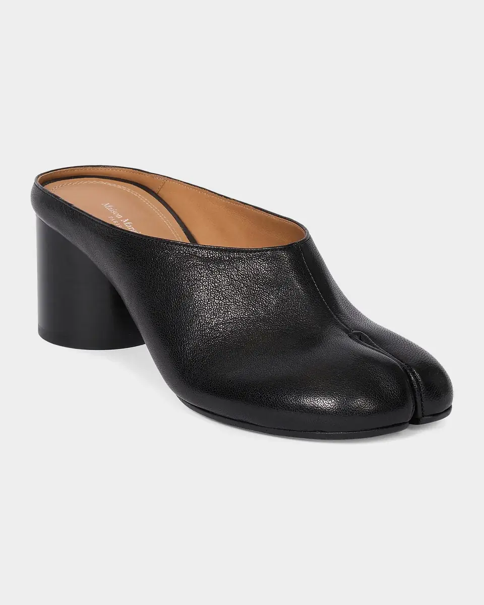 Maison Margiela Tabi Leather Split-Toe Mule Pumps | Thumbnail 5