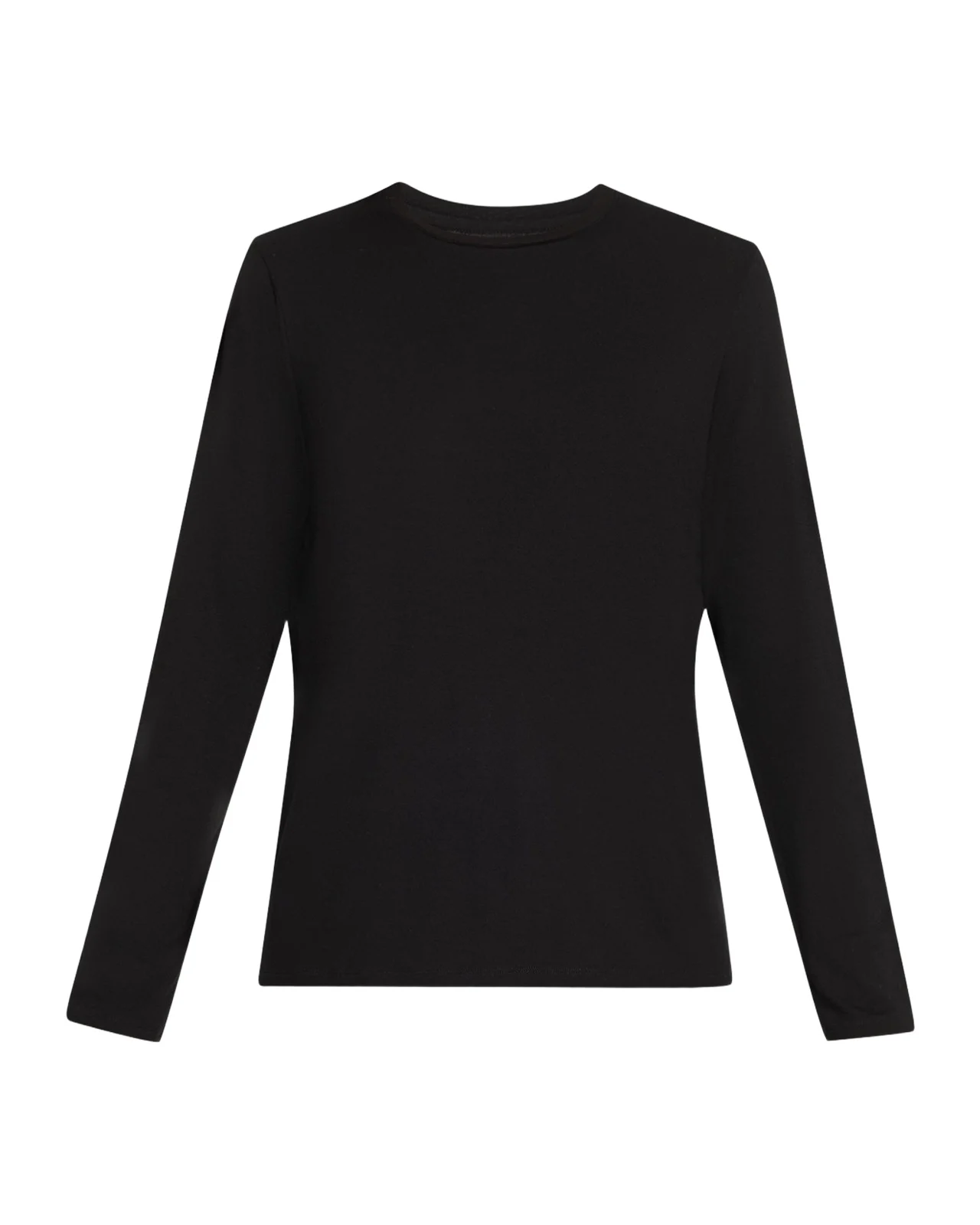 MAJESTIC FILATURES Soft Touch Crewneck Tee w/ Side Slits