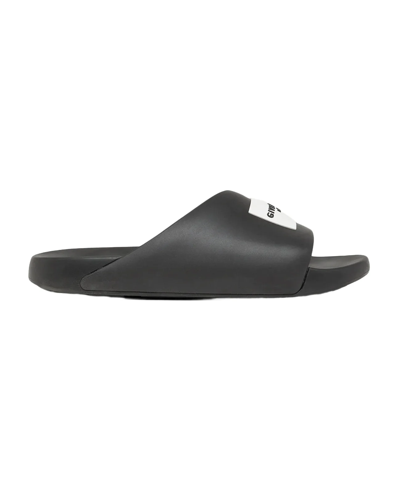 Givenchy Men's Label Slide Flat Rubber Sandals