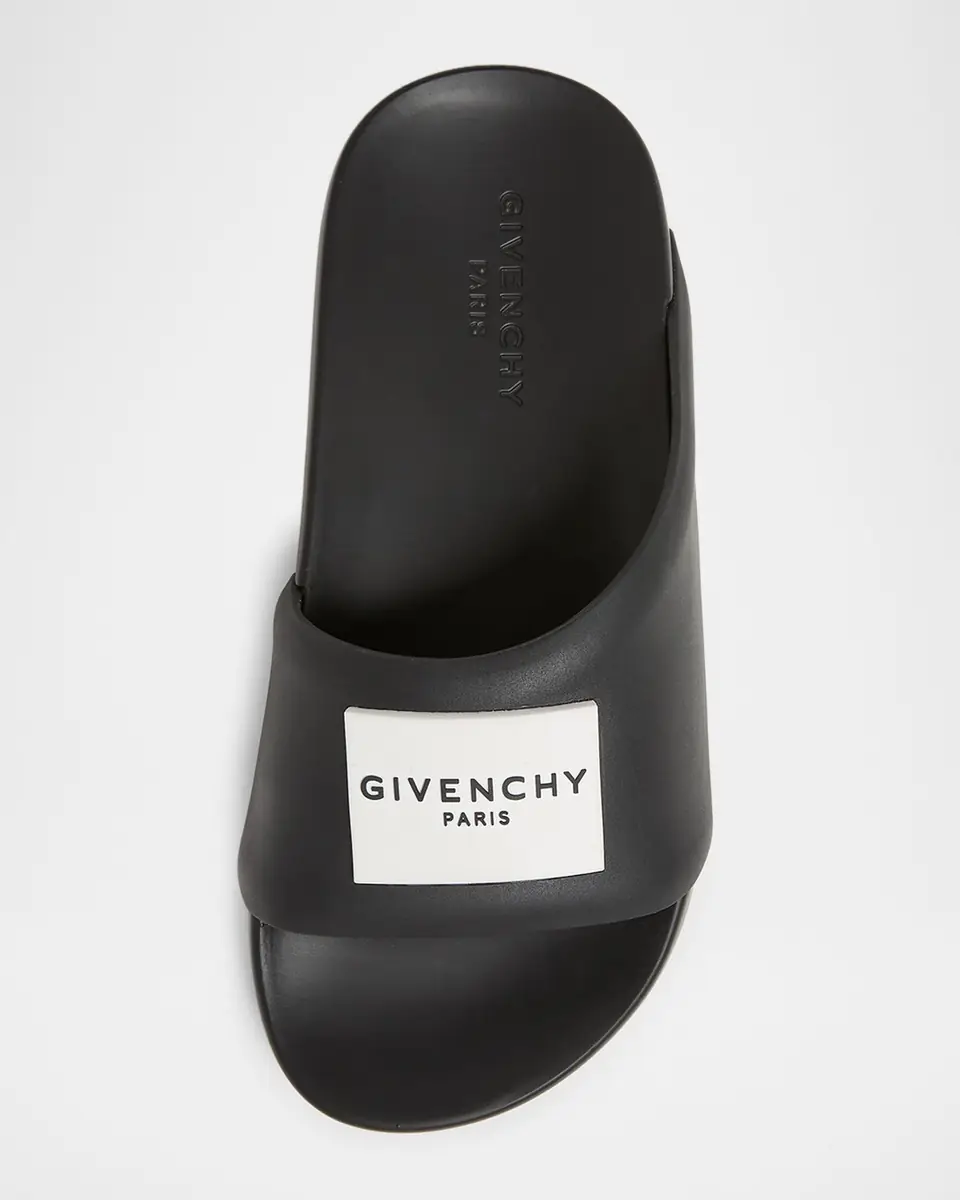 Givenchy Logo Label Slide Sandals | Thumbnail 4 Givenchy Logo Label Slide Sandals | Thumbnail 4