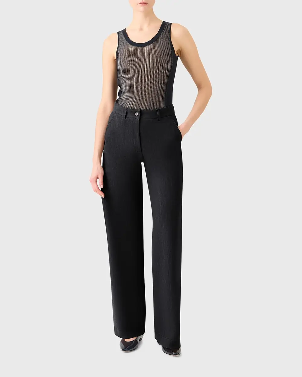 Akris Two-Tone Grid Knit Tank Top | Thumbnail 2 Akris Two-Tone Grid Knit Tank Top | Thumbnail 2