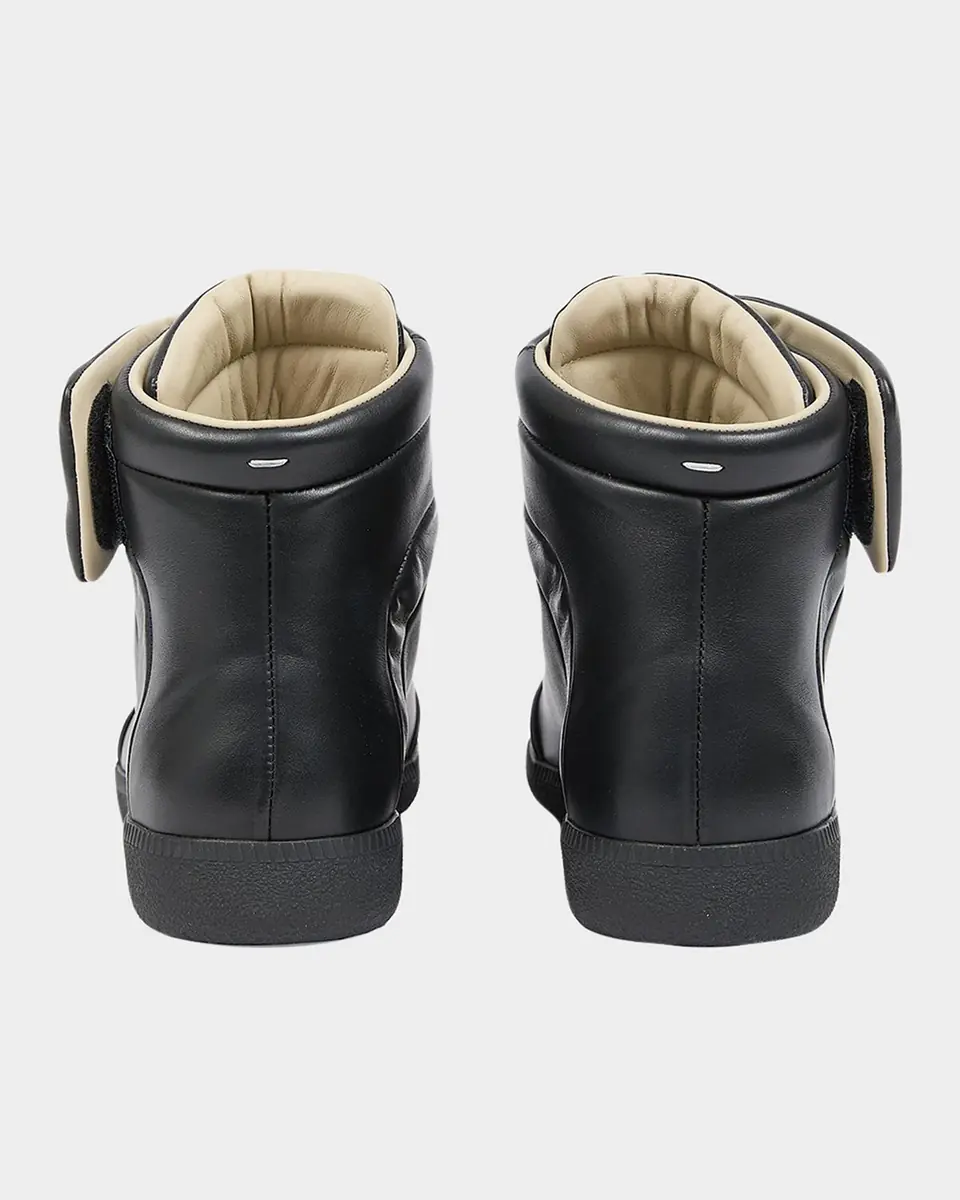 Maison Margiela Men's Future Leather High-Top Sneakers | Thumbnail 5 Maison Margiela Men's Future Leather High-Top Sneakers | Thumbnail 5