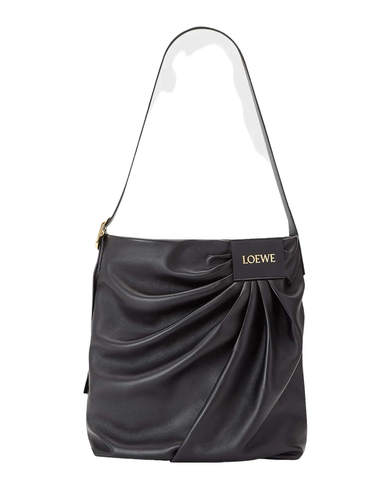 Pleated Tote Bag in Leather Pleated Tote Bag in Leather