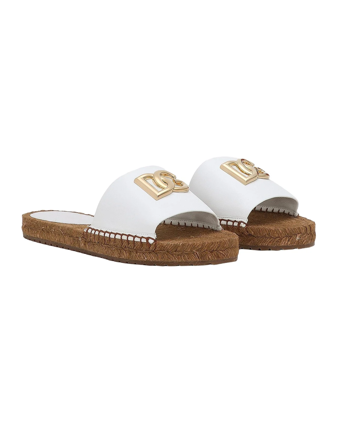 DG Medallion Napa Espadrille Sandals DG Medallion Napa Espadrille Sandals