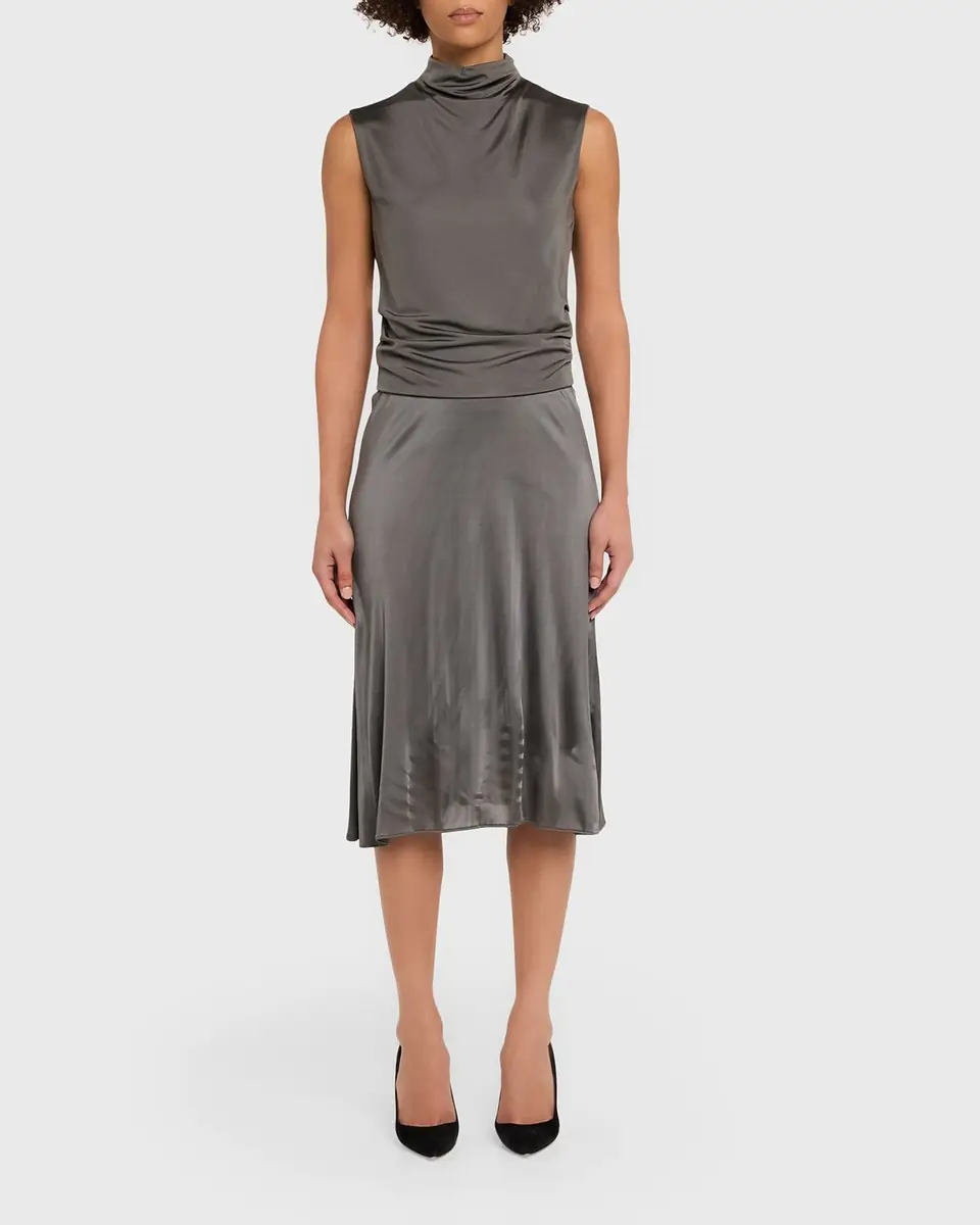 Giorgio Armani Stretch Viscose Double-Jersey Dress | Thumbnail 2