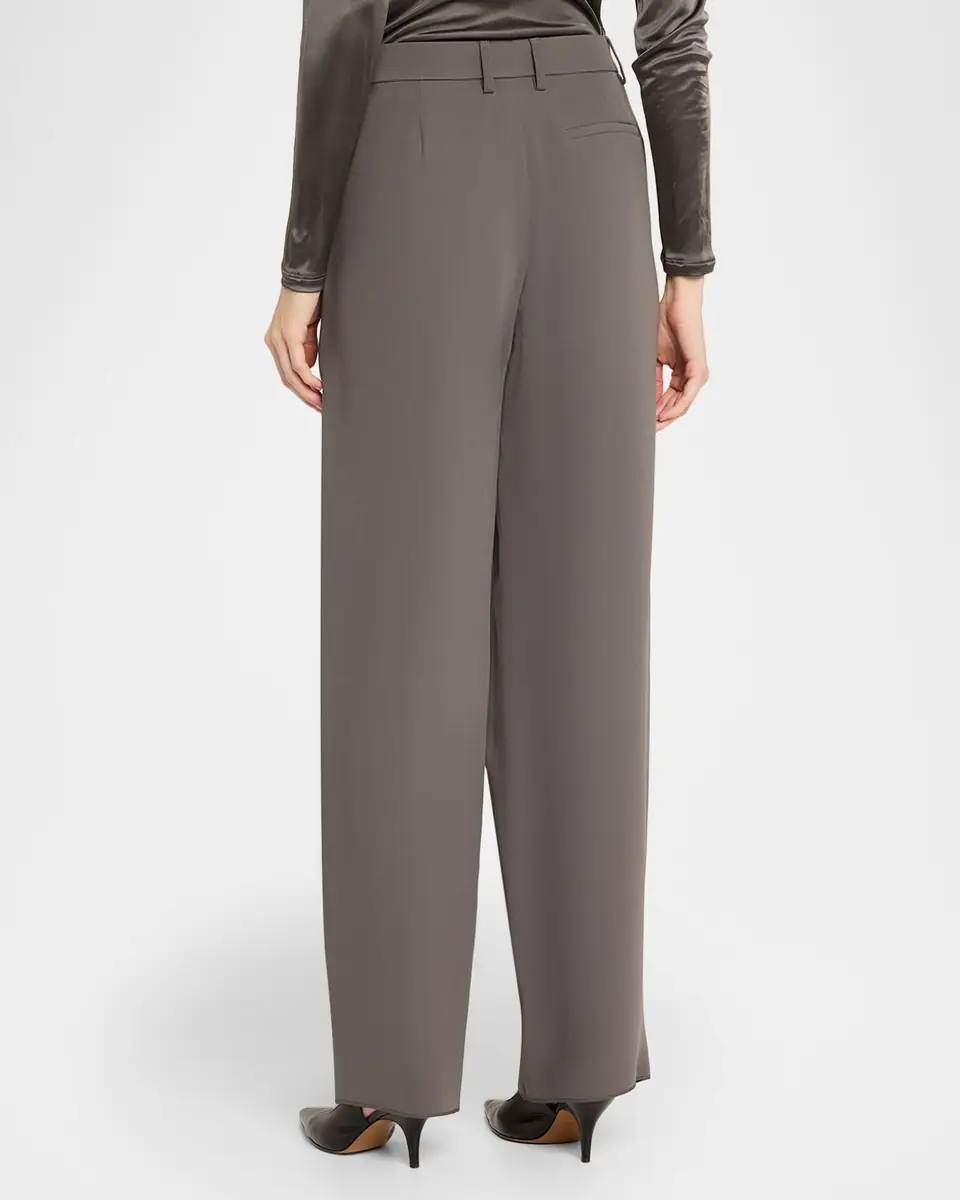 Giorgio Armani Washed Silk Pleated Trousers | Thumbnail 3 Giorgio Armani Washed Silk Pleated Trousers | Thumbnail 3