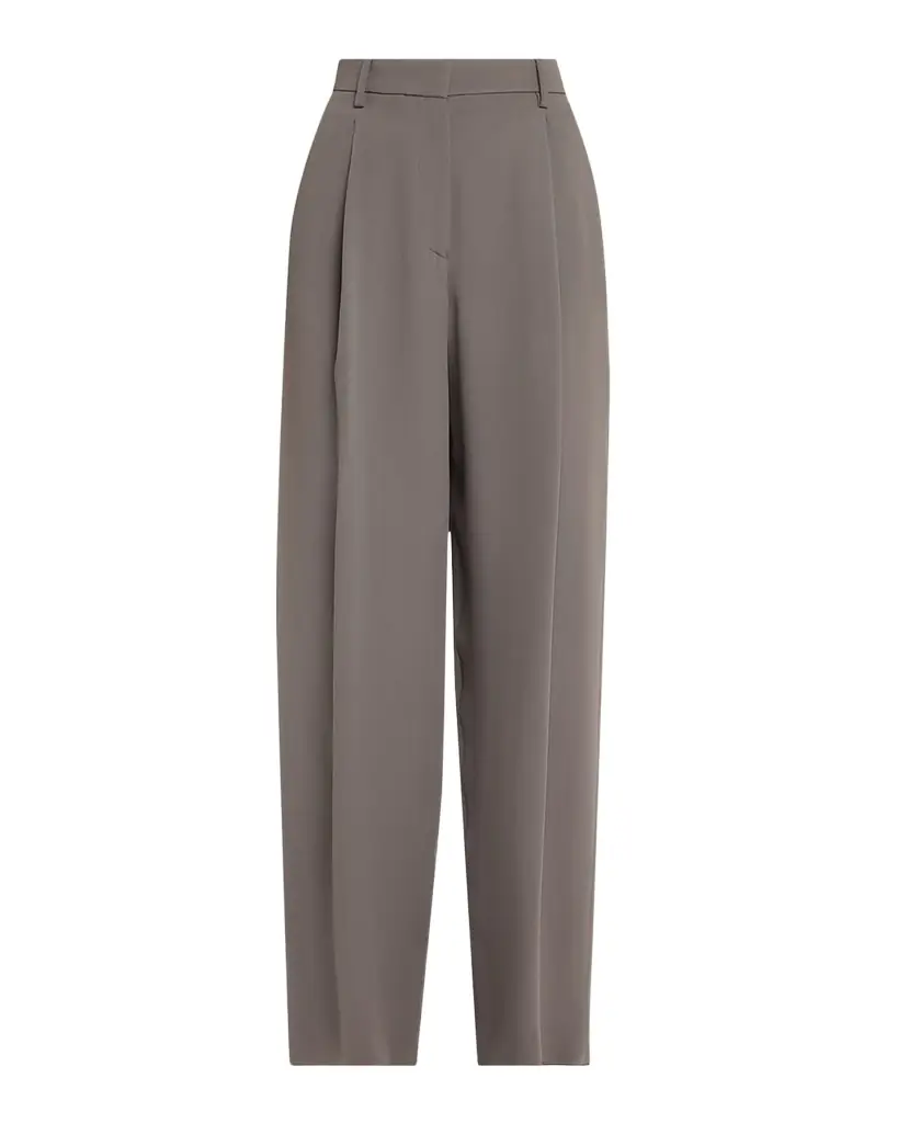 Giorgio Armani Washed Silk Pleated Trousers | Image 1 Giorgio Armani Washed Silk Pleated Trousers | Image 1
