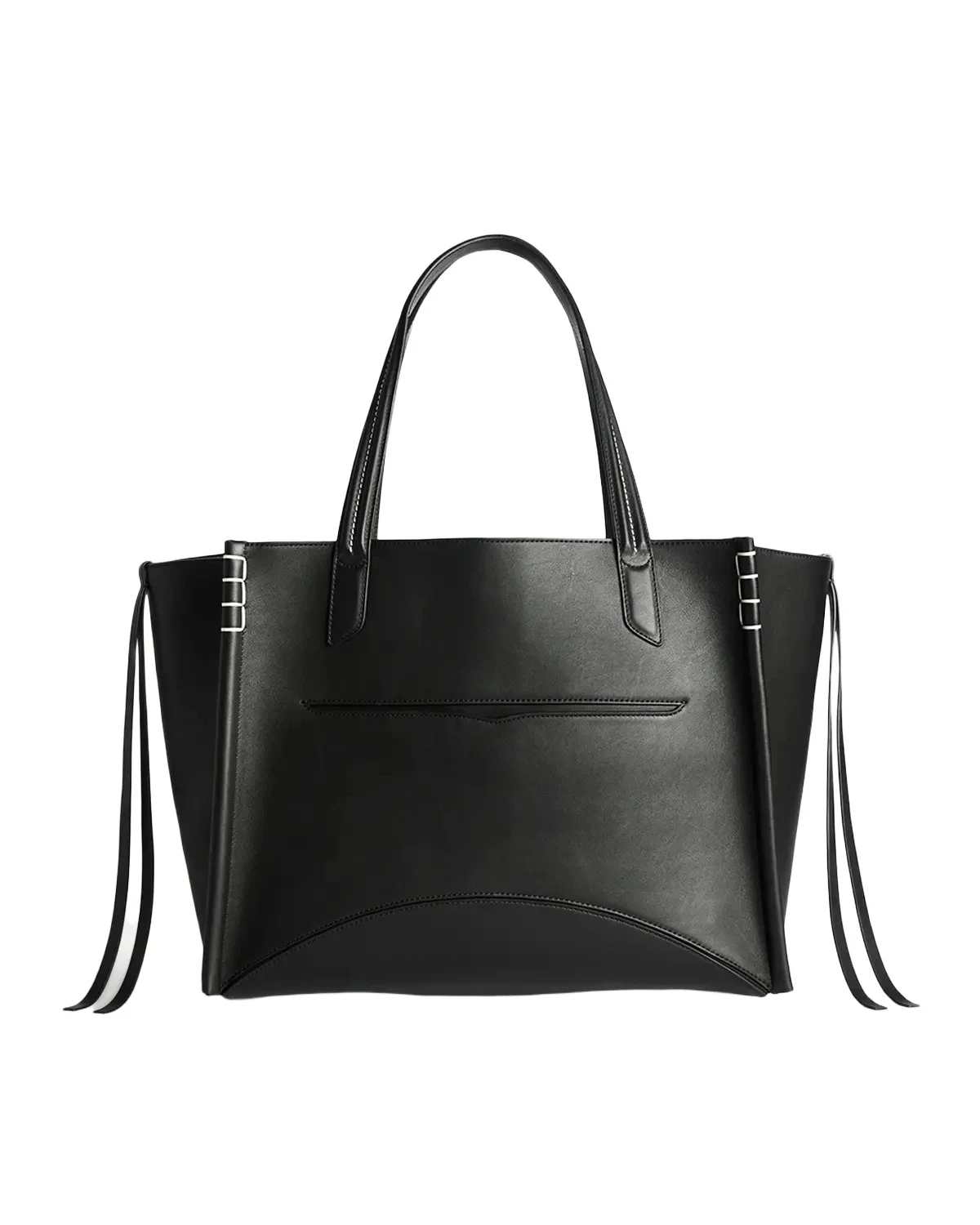 Loafer Cabas Stitched Smooth Leather Tote Bag Loafer Cabas Stitched Smooth Leather Tote Bag