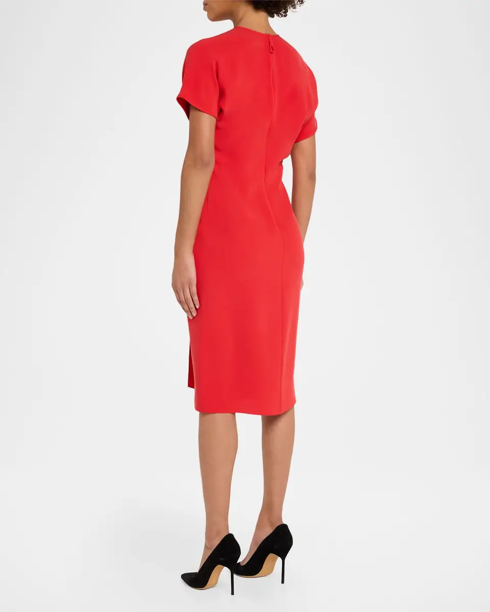 Giorgio Armani Washed Silk Asymmetric Midi Dress | Thumbnail 3 Giorgio Armani Washed Silk Asymmetric Midi Dress | Thumbnail 3
