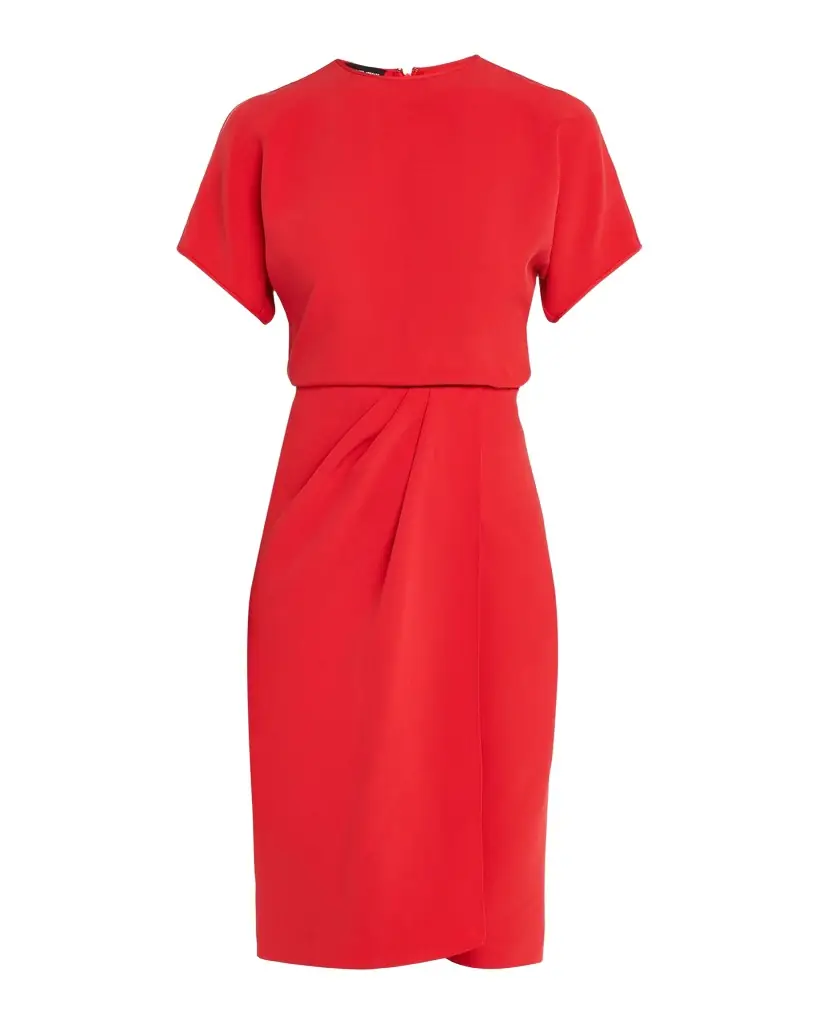 Washed Silk Asymmetric Midi Dress Washed Silk Asymmetric Midi Dress