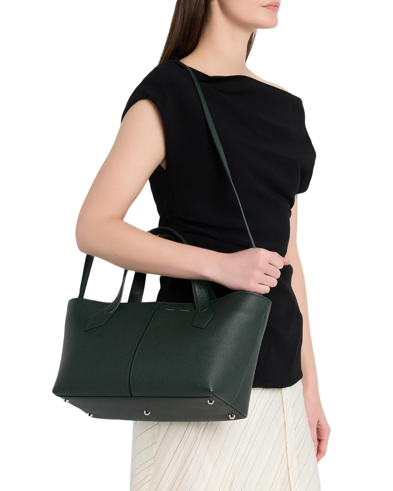 Chelsea East-West Pebble Leather Tote Bag Chelsea East-West Pebble Leather Tote Bag