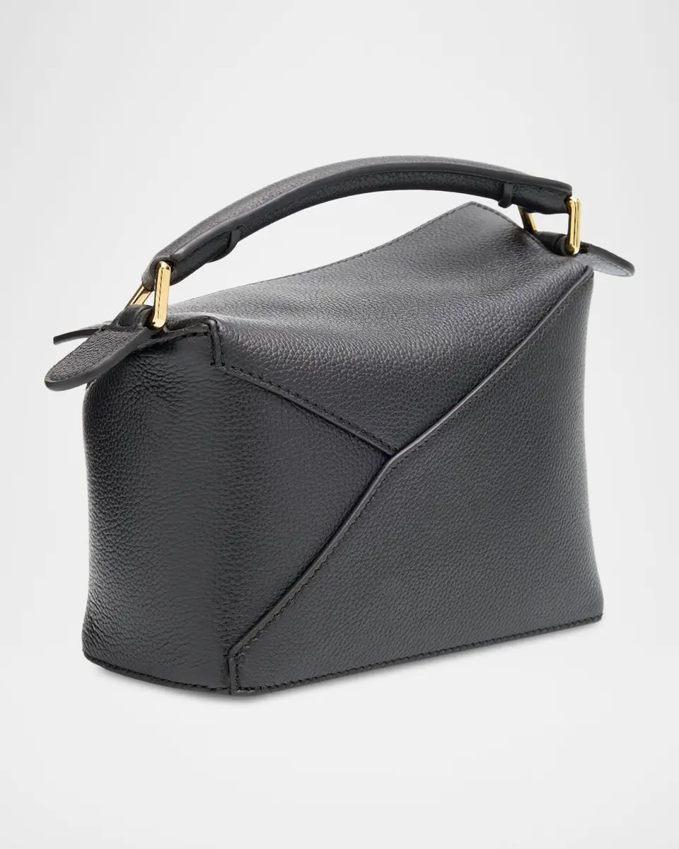 Loewe Puzzle Edge Mini Top-Handle Bag in Grain Leather | Thumbnail 6