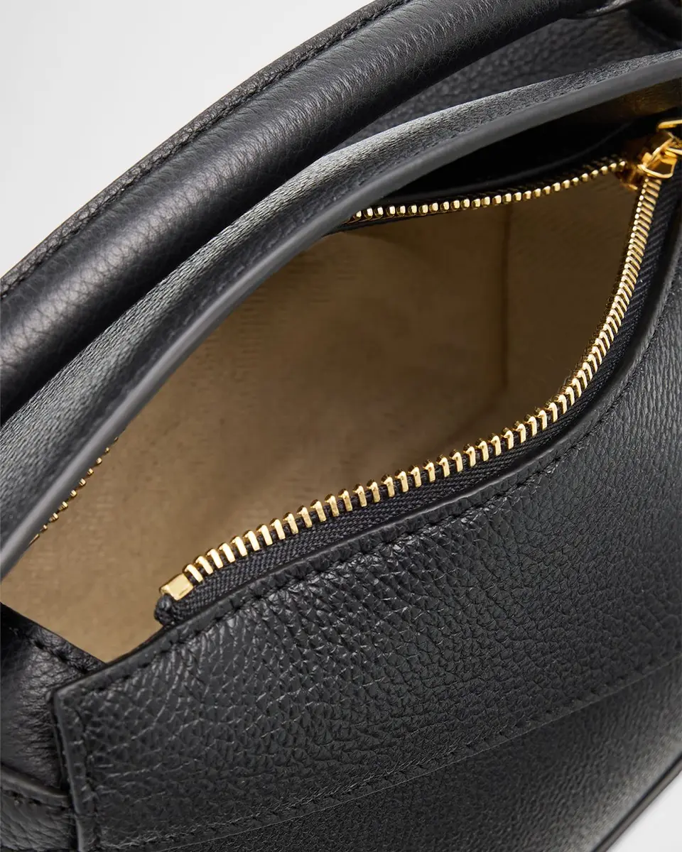 Loewe Puzzle Edge Mini Top-Handle Bag in Grain Leather | Thumbnail 7