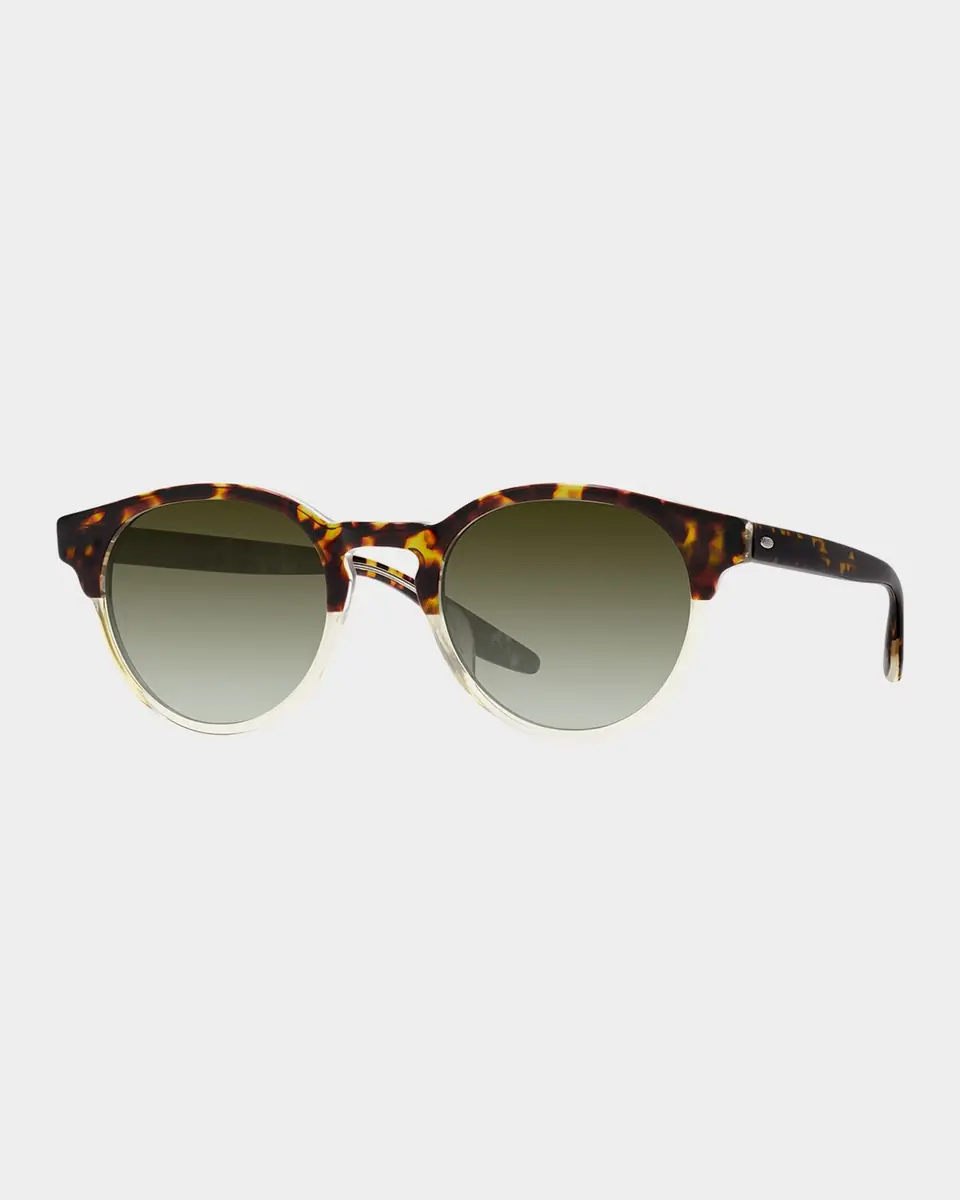 BARTON PERREIRA Beckford 49mm Round Acetate Sunglasses | Thumbnail 2 BARTON PERREIRA Beckford 49mm Round Acetate Sunglasses | Thumbnail 2