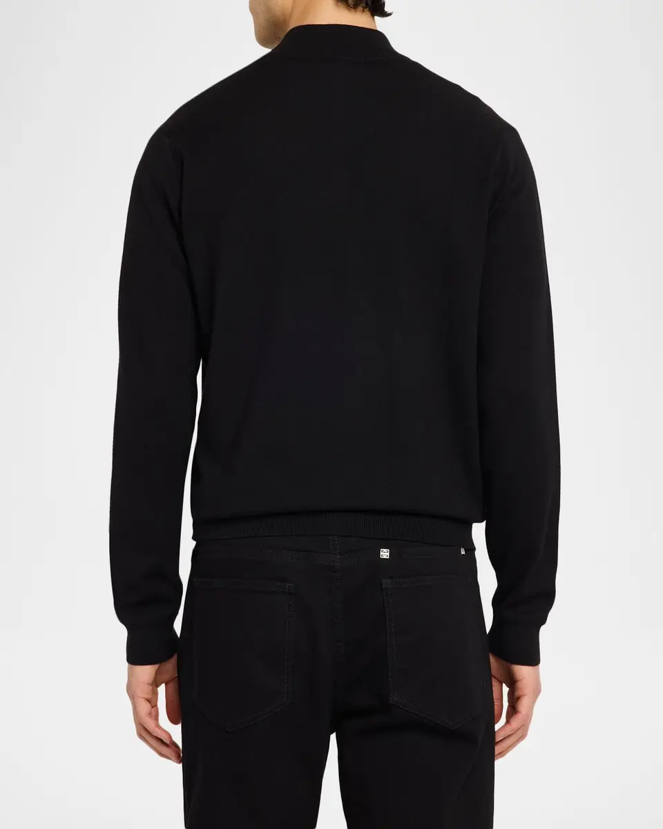 Peter Millar Men's Coolspun Lite Cotton Quarter-Zip Sweater | Thumbnail 3 Peter Millar Men's Coolspun Lite Cotton Quarter-Zip Sweater | Thumbnail 3