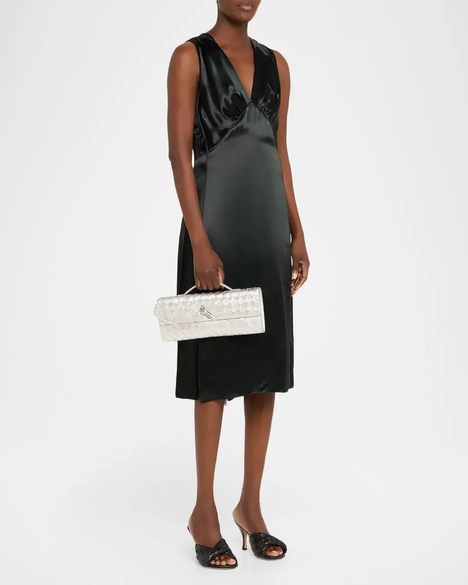 Bottega Veneta Andiamo Laminated Leather Clutch Bag | Thumbnail 5 Bottega Veneta Andiamo Laminated Leather Clutch Bag | Thumbnail 5