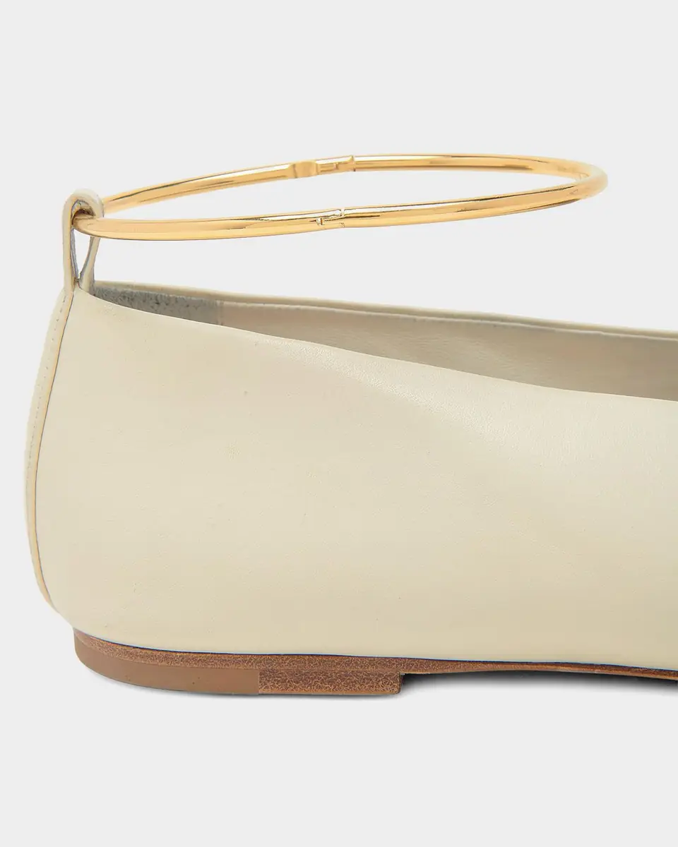 Jil Sander Ring Leather Ballerina Flats | Thumbnail 4 Jil Sander Ring Leather Ballerina Flats | Thumbnail 4