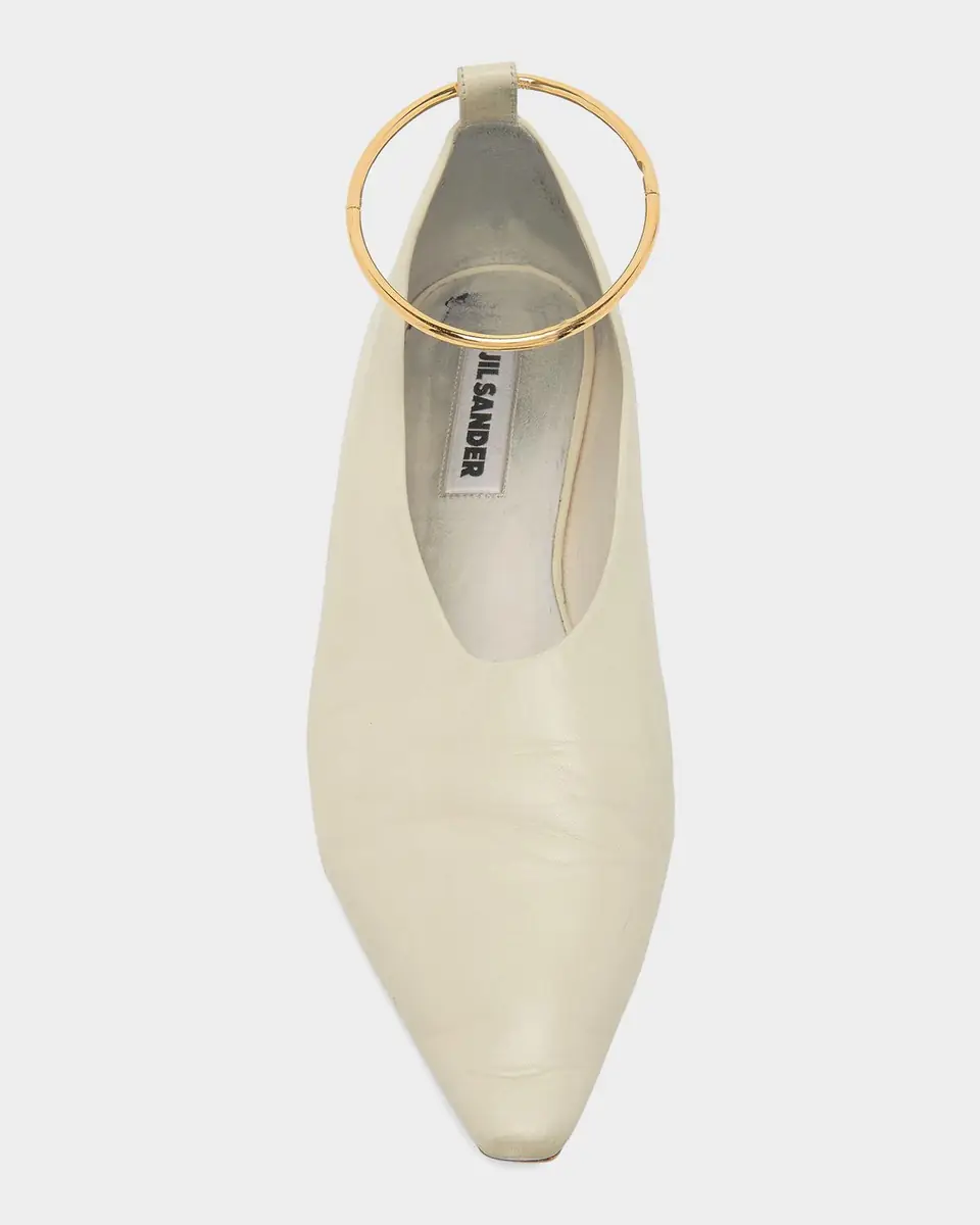 Jil Sander Ring Leather Ballerina Flats | Thumbnail 5 Jil Sander Ring Leather Ballerina Flats | Thumbnail 5