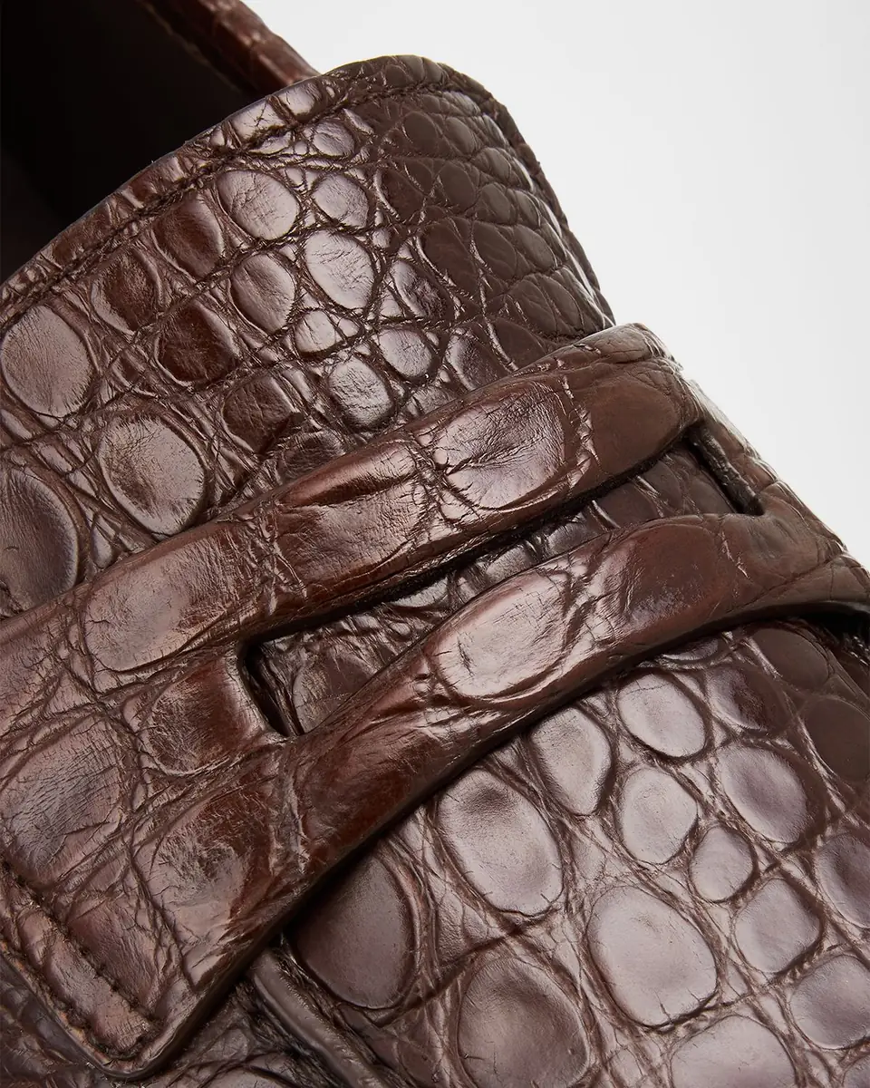 Church's Men's Milton Crocodile Loafers | Thumbnail 3 Church's Men's Milton Crocodile Loafers | Thumbnail 3