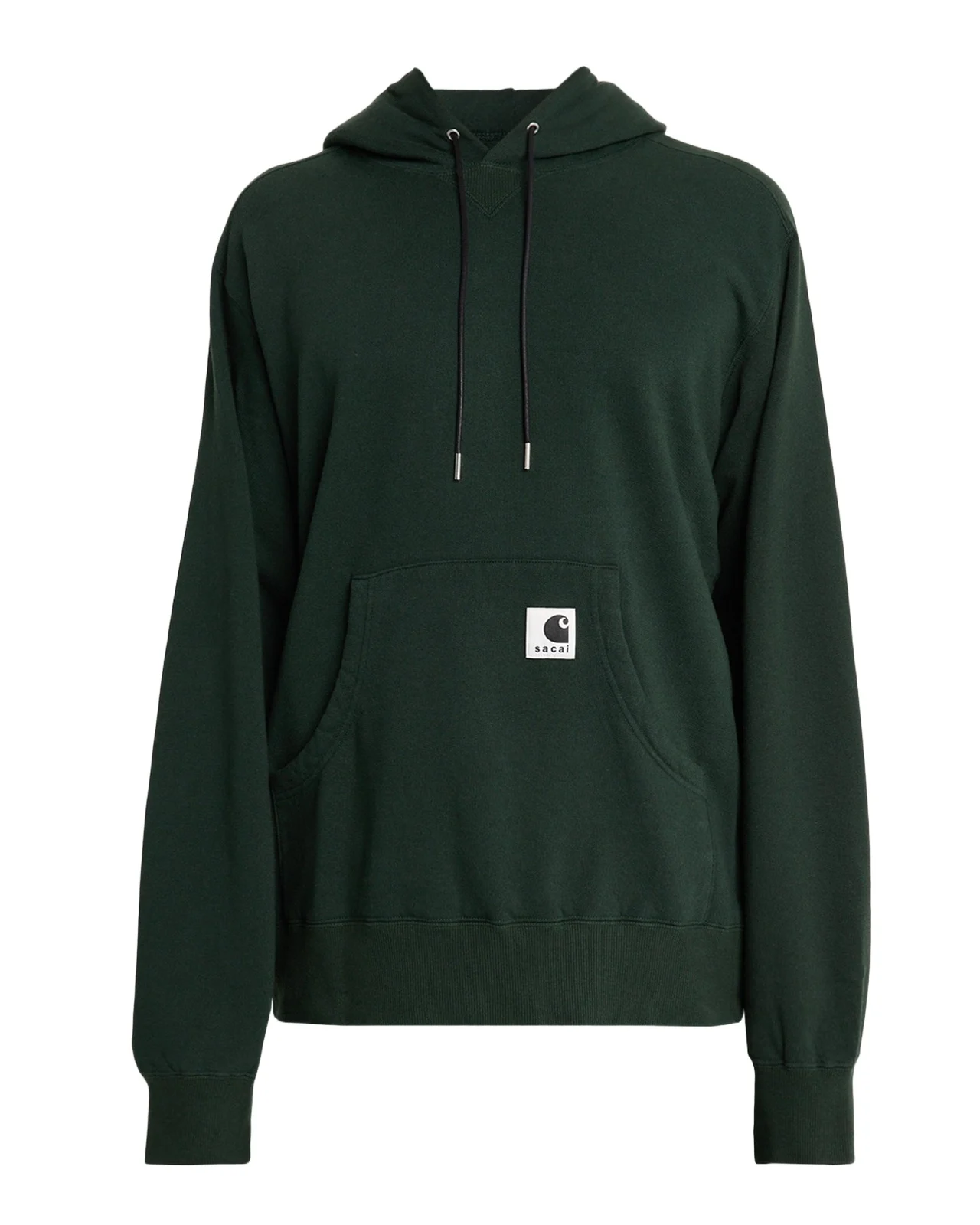 Men's Washed Cotton Hoodie with Label Men's Washed Cotton Hoodie with Label
