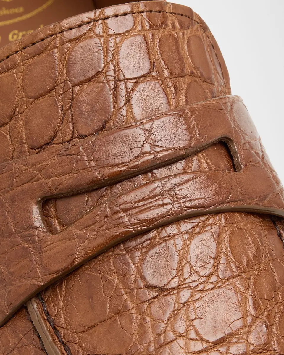 Church's Men's Milton Crocodile Loafers | Thumbnail 3 Church's Men's Milton Crocodile Loafers | Thumbnail 3