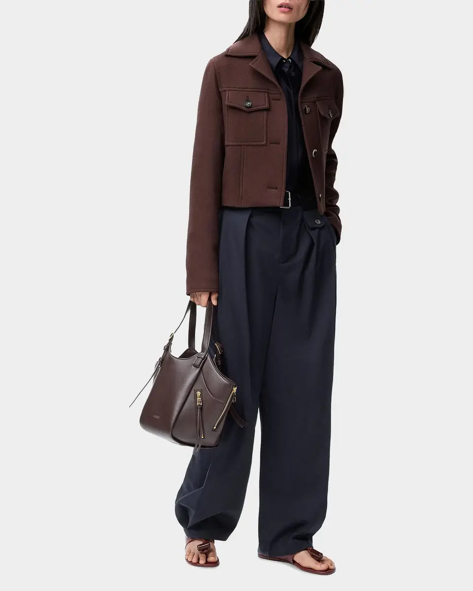 Loewe Cotton and Silk Straight-Leg Trousers | Thumbnail 2