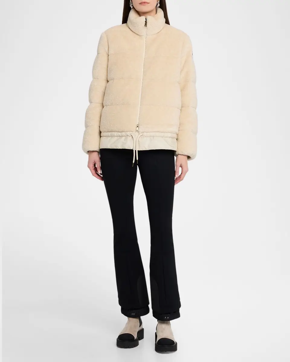 Moncler Cedra Teddy Short Down Jacket | Thumbnail 2 Moncler Cedra Teddy Short Down Jacket | Thumbnail 2