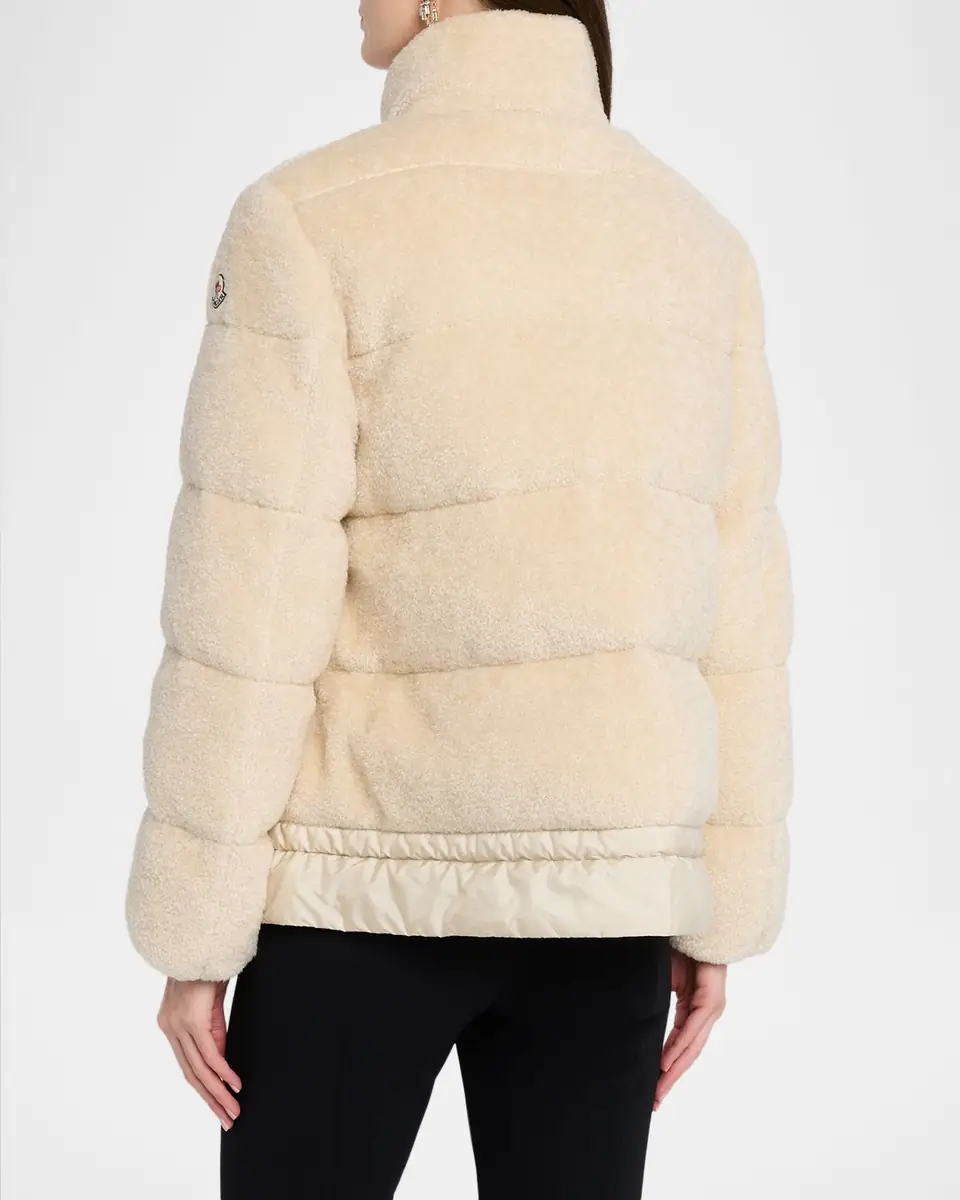 Moncler Cedra Teddy Short Down Jacket | Thumbnail 3 Moncler Cedra Teddy Short Down Jacket | Thumbnail 3