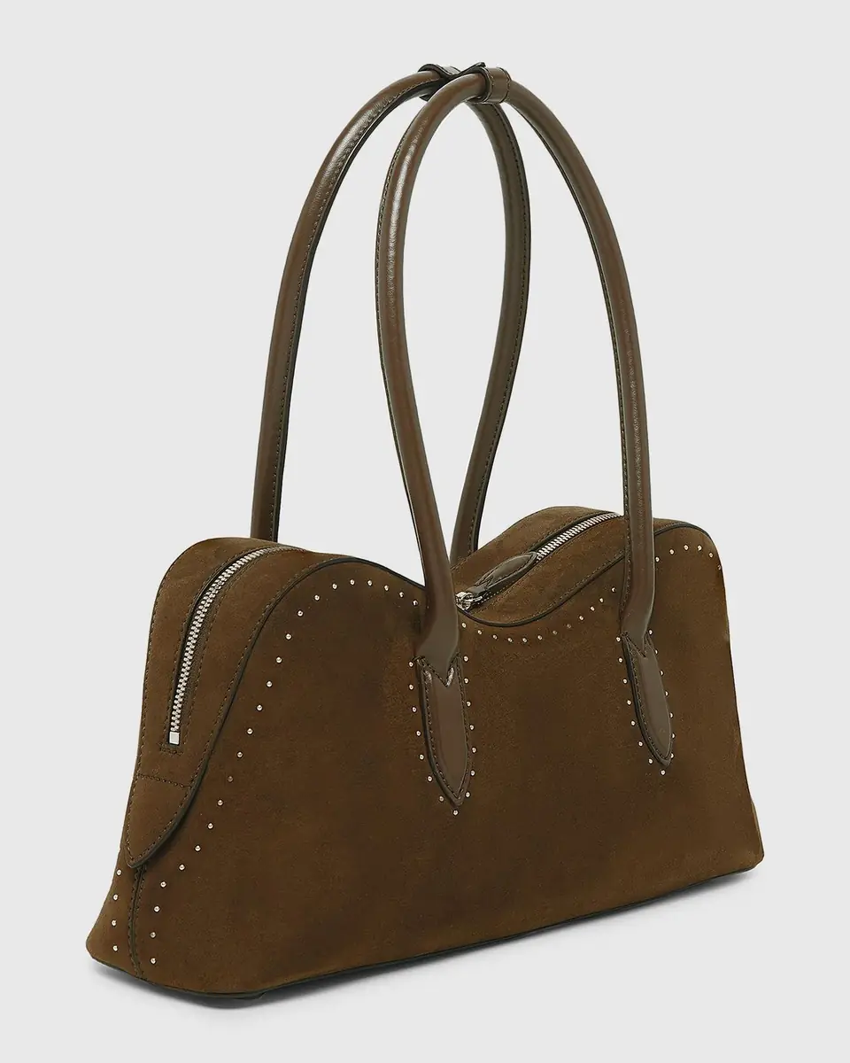 Stella McCartney Ryder Vegan Suede Shoulder Bag | Thumbnail 2