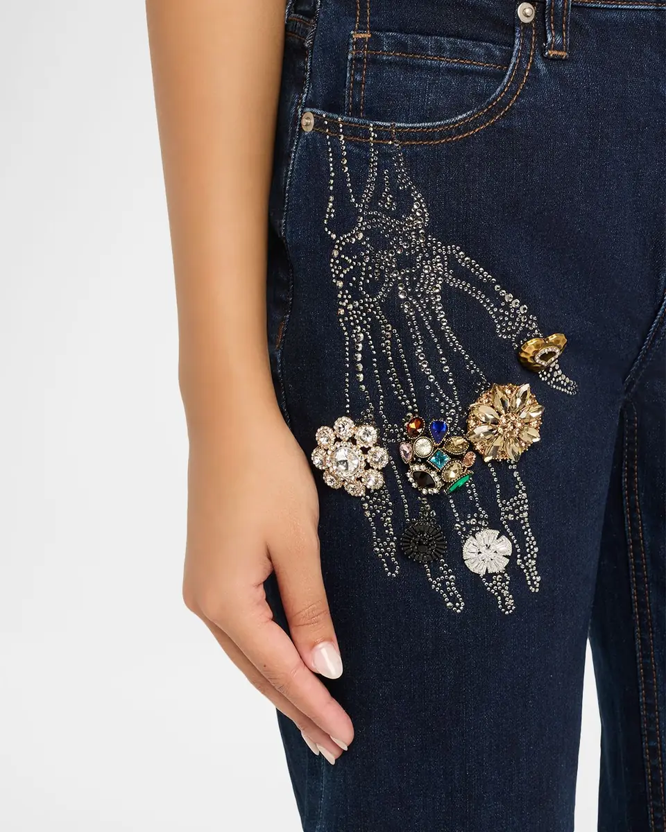 Libertine Buried Treasure Straight-Leg Ankle Boyfriend Jeans | Thumbnail 5